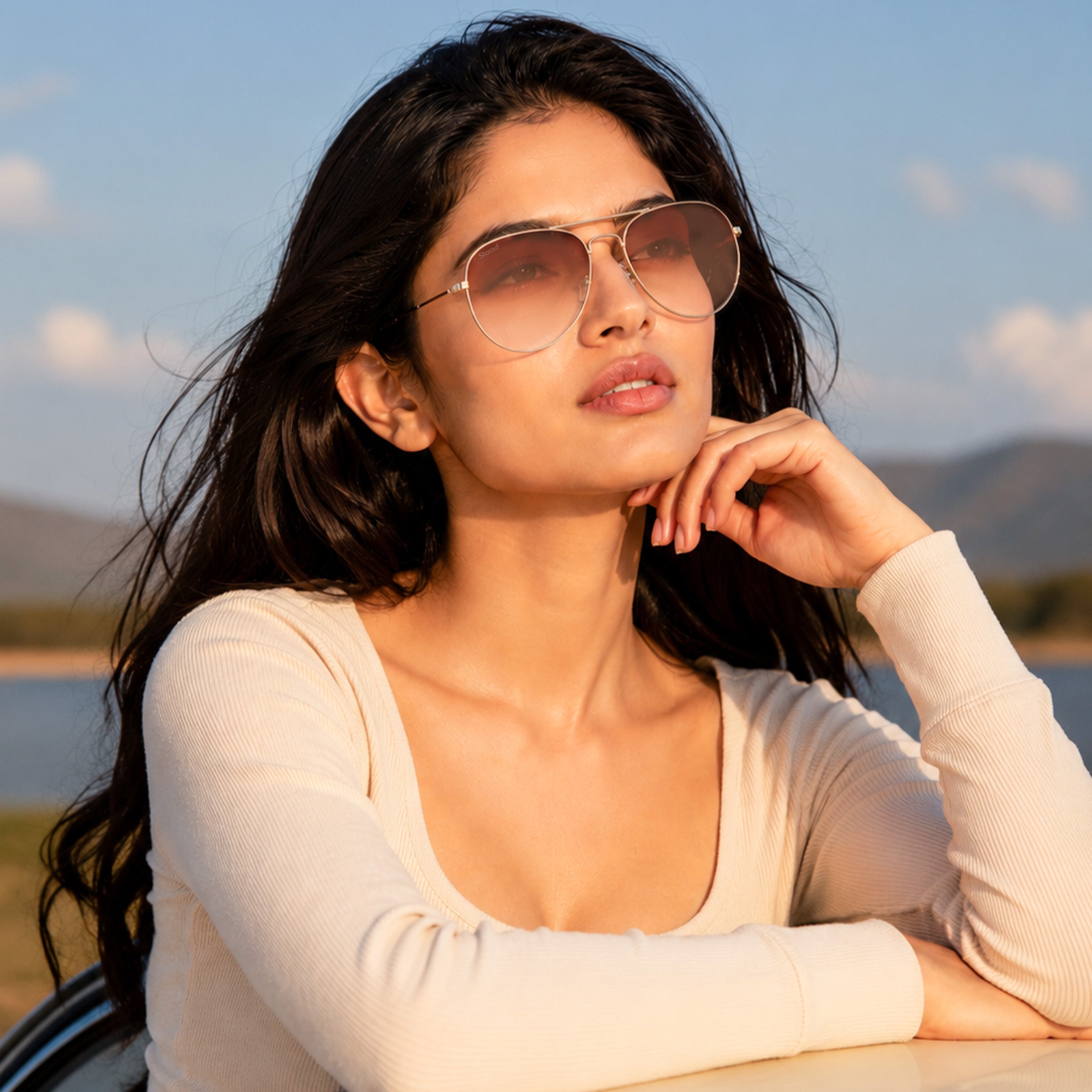 Stood Brown UV Protection Sunglasses For Men & Women Stylish – SG-STD0031-C5