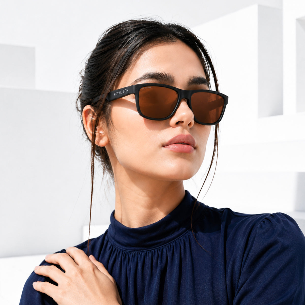 Royal Son Sports Black Polarized Sunglasses Men Women- CHI00173-C2