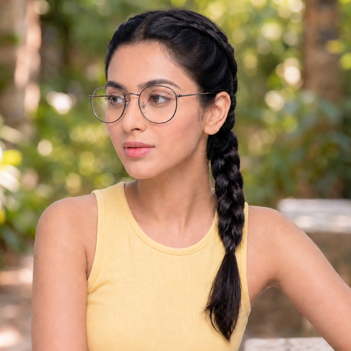ROYAL SON Full Rim Round Spectacle Frame For Men and Women - RS007DP-SF