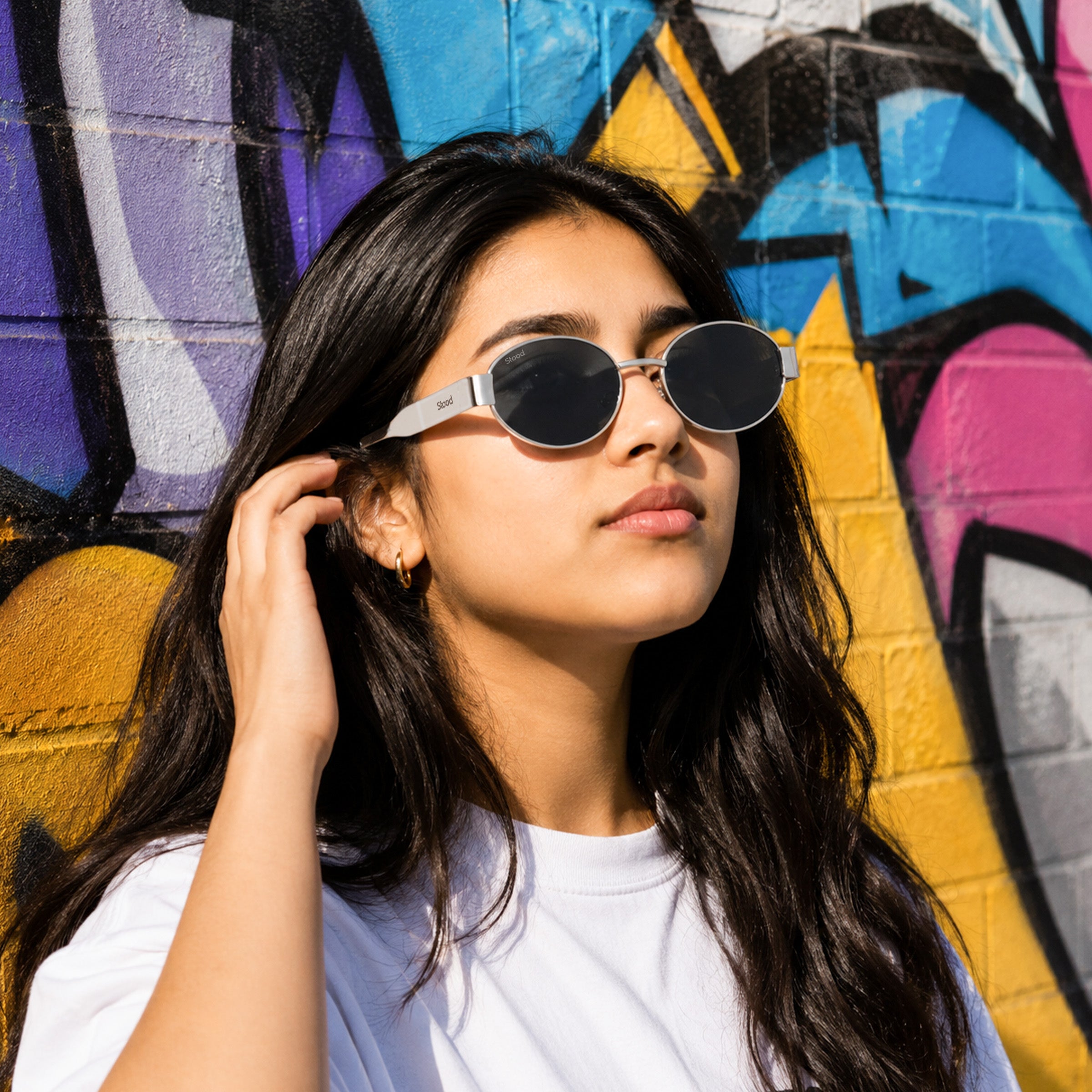 Stood Oval Black UV Protection Chashma For Men & Women New Style – SG-STD0023-C2