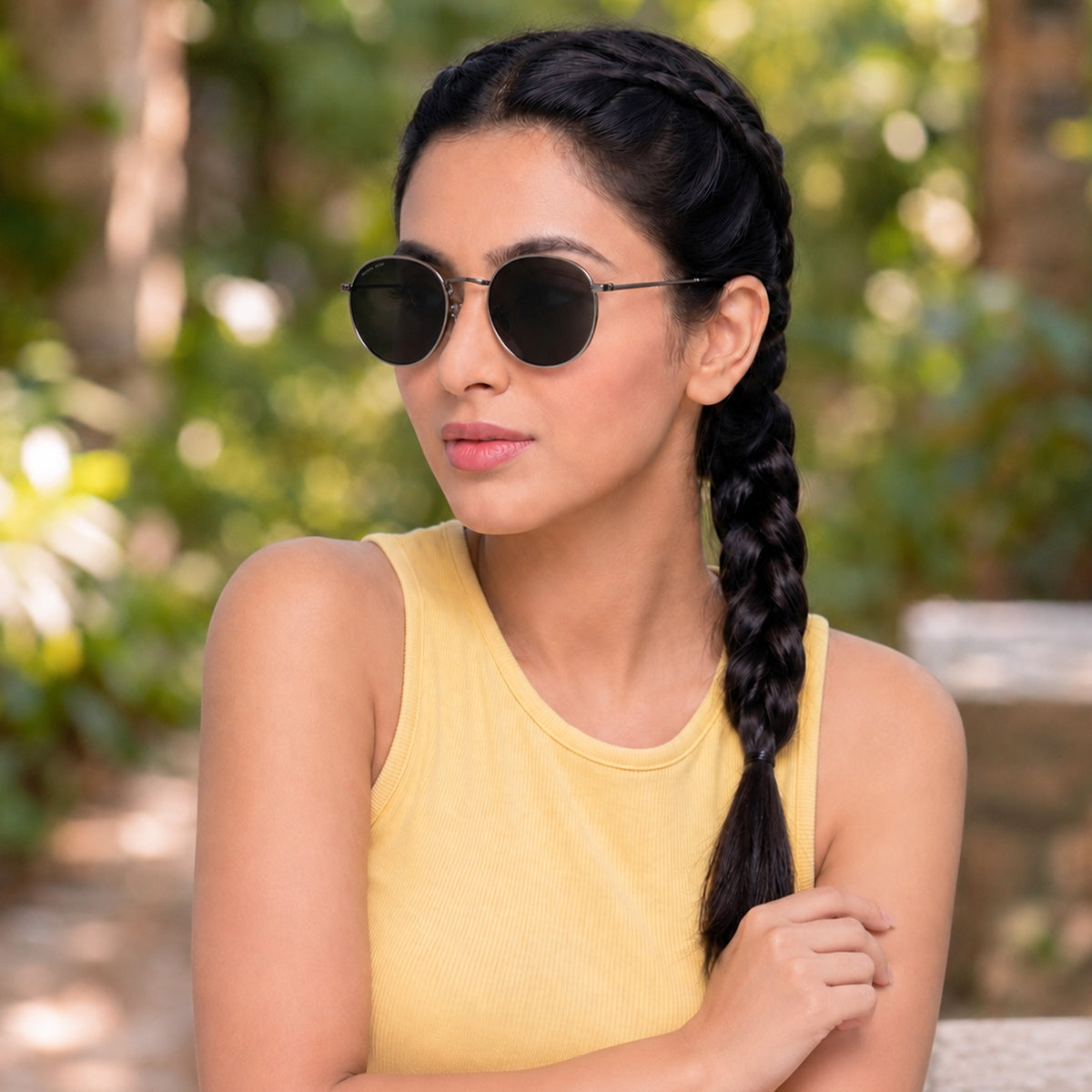ROYAL SON UV Protected Round Sunglasses For Men And Women - RS0014RD