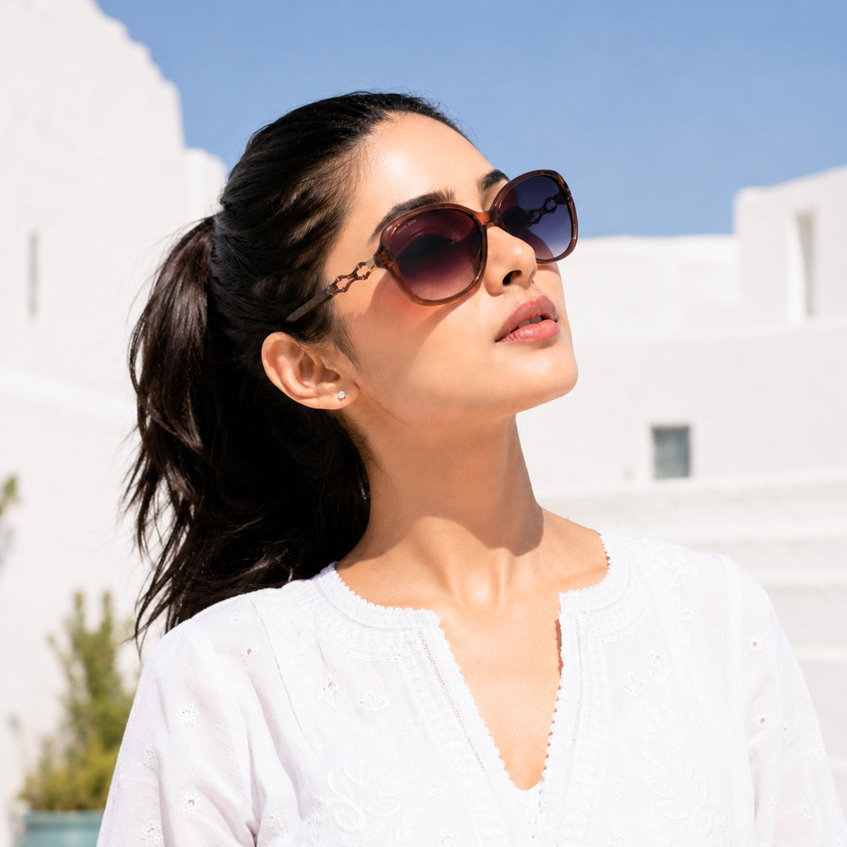 Royal Son Butterfly UV Protected Women Sunglasses - CHIWM00117-C2