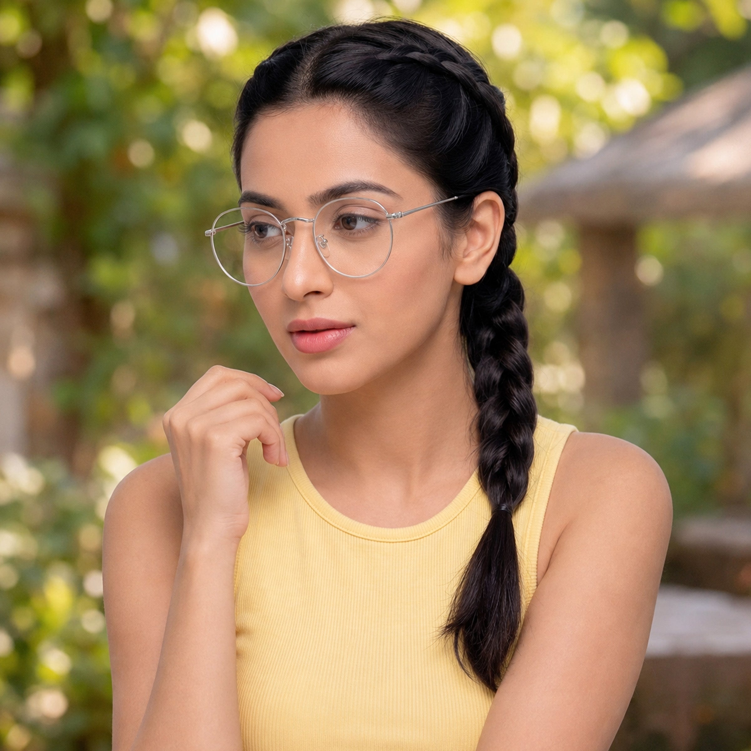 ROYAL SON Full Rim Round Spectacle Frame For Men and Women - RS006SF