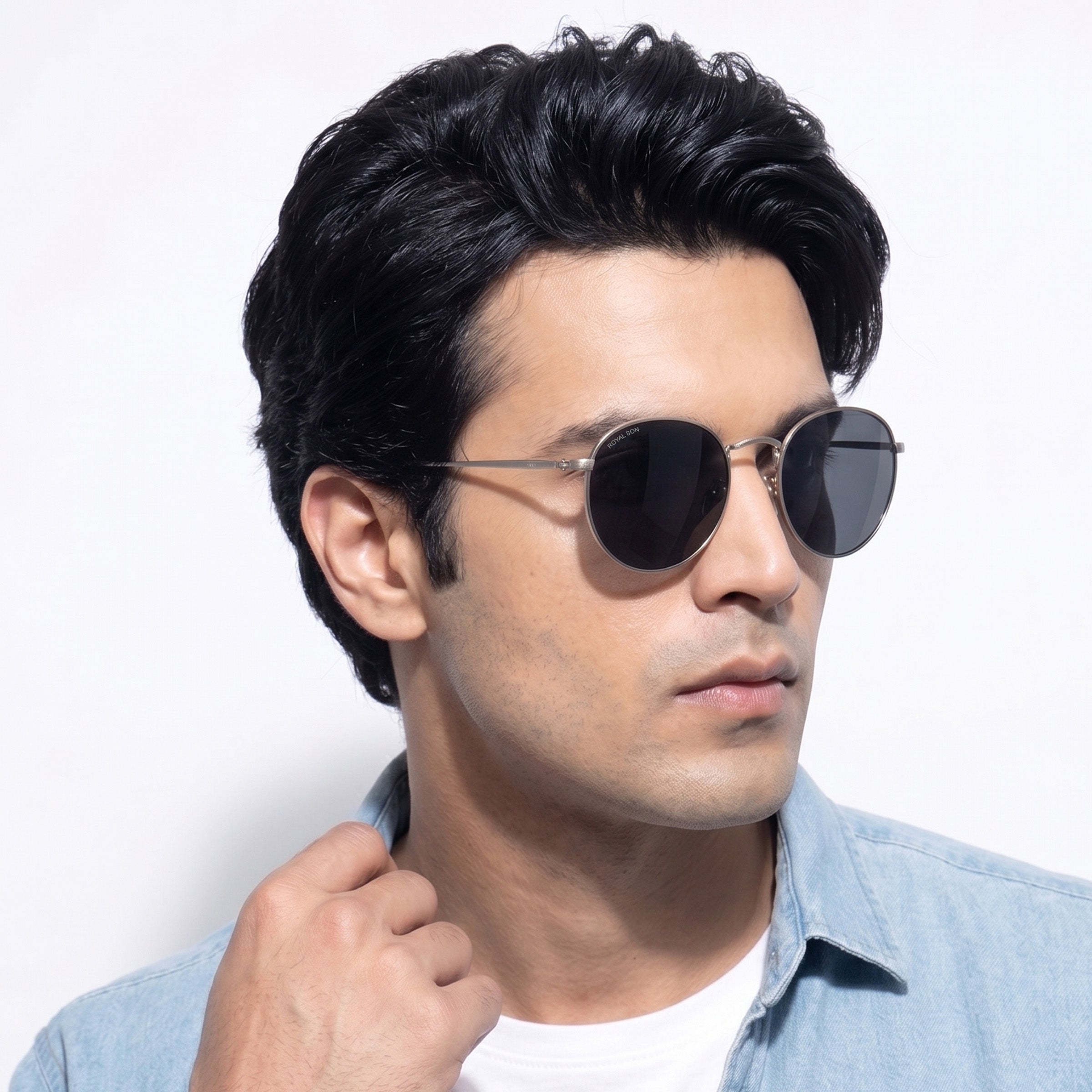ROYAL SON UV Protected Round Sunglasses For Men And Women - RS0013RD