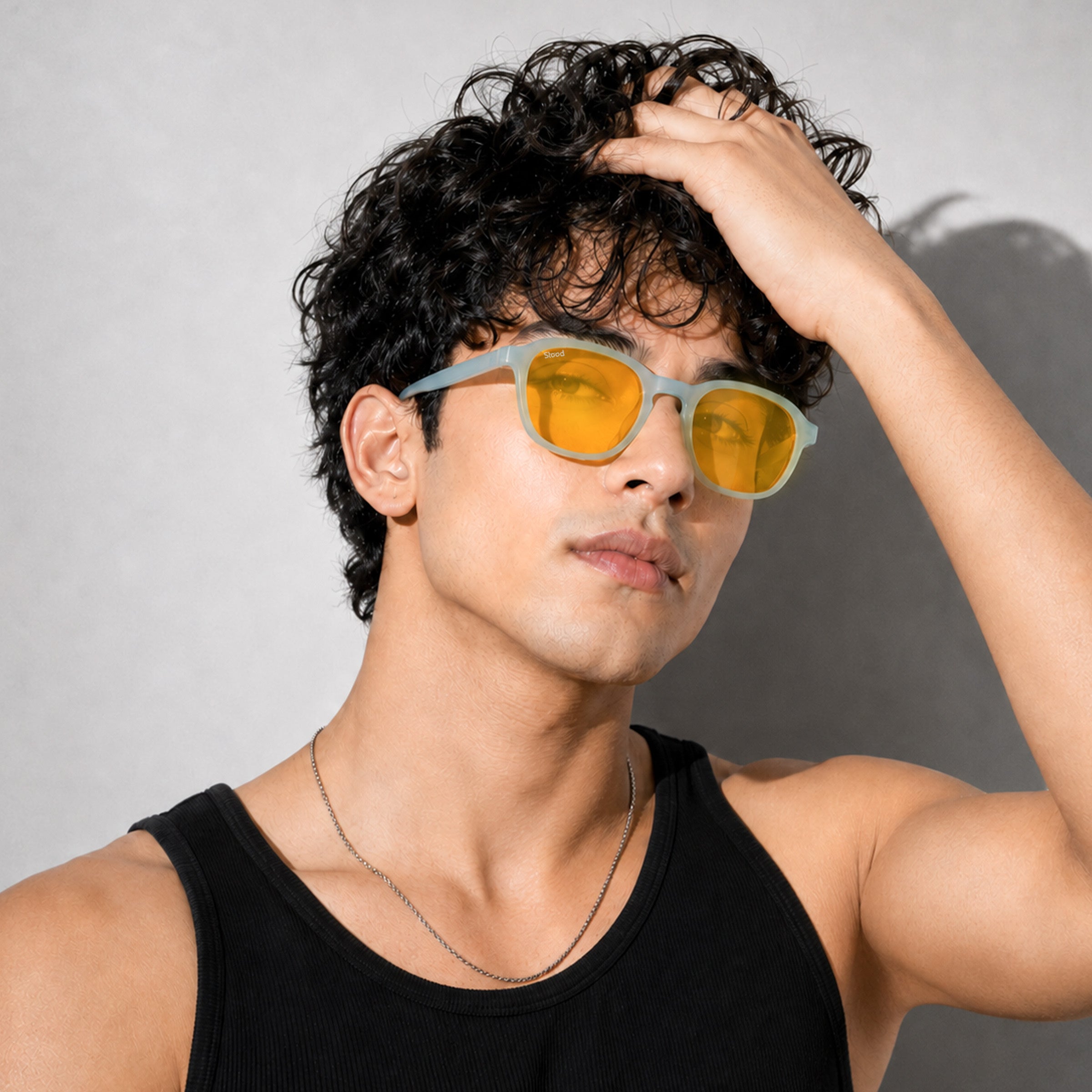 Stood Retro Square Day Night Driving Sun Glasses For Men For Men & Women Stylish– SG-STD0011-C3