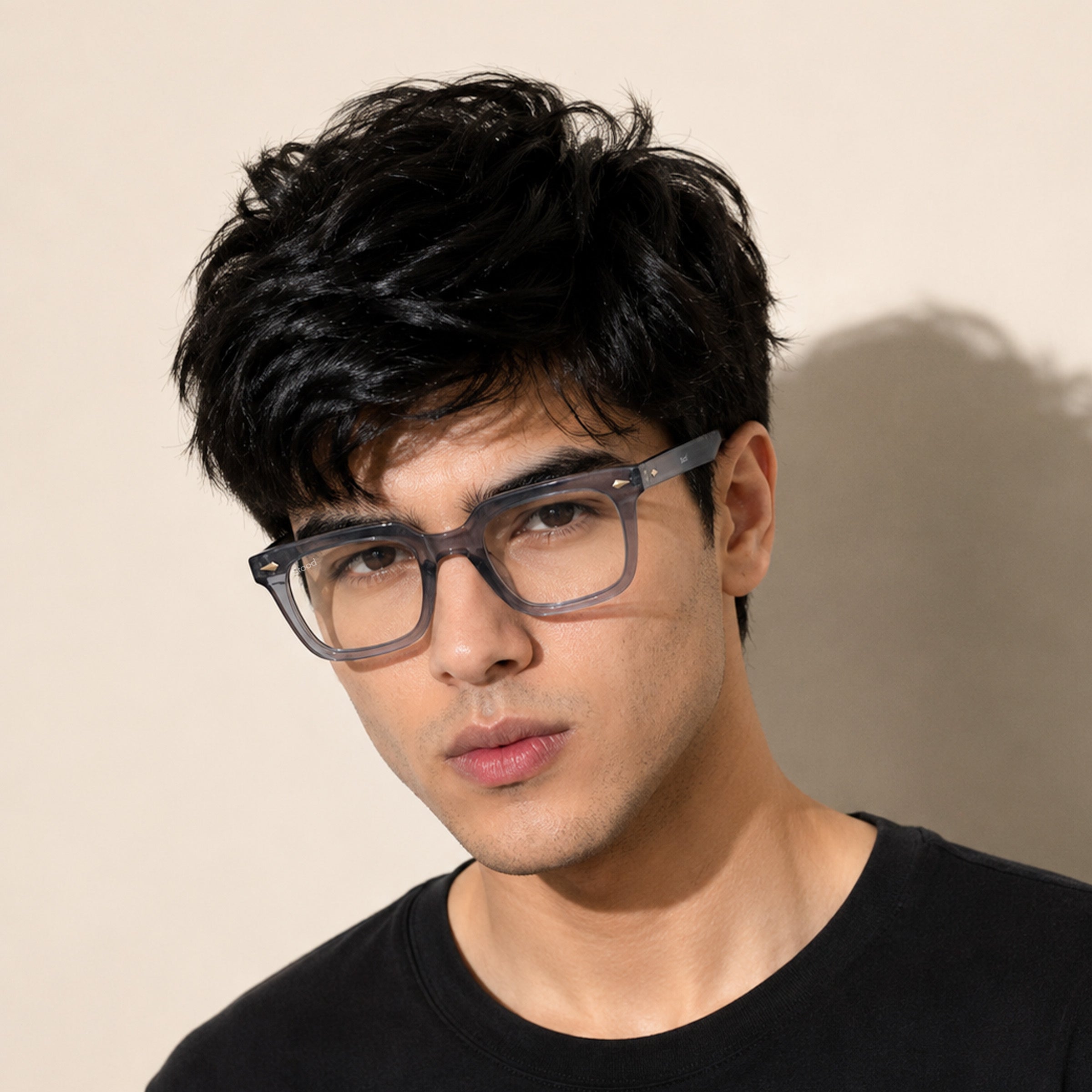 Stood Square Anti Glare Spectacles Frames For Men & Women – SF-STD0013-C2