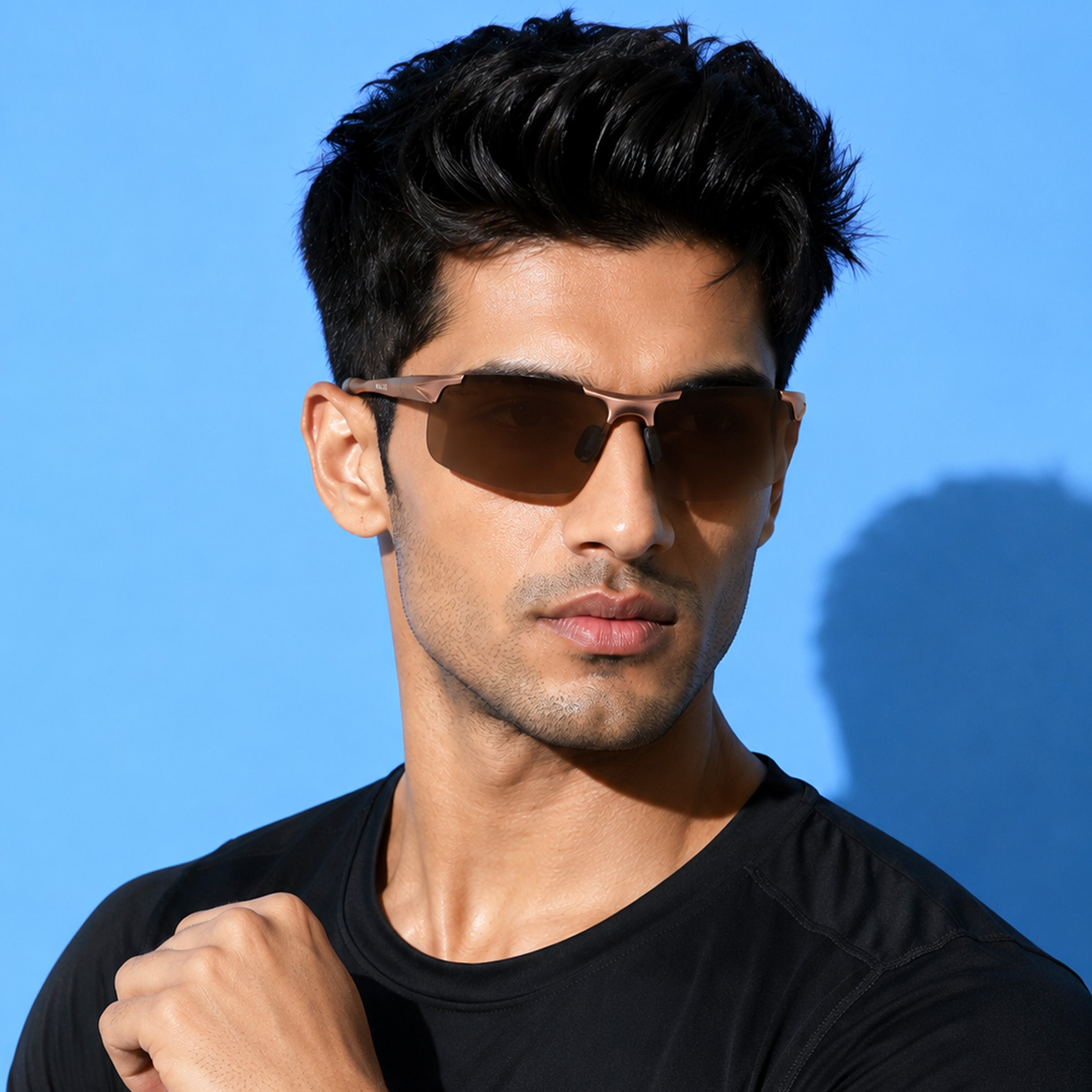 Royal Son Wrap-Around Polarized Men Sunglasses - CHI0094-C3