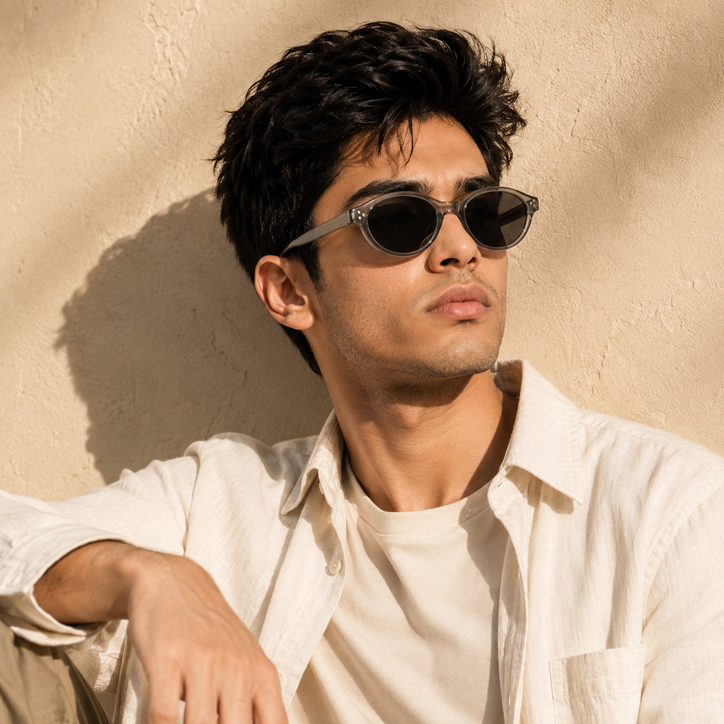 Stood Narrow Oval Black UV Protection Chashma For Men & Women New Style – SG-STD0015-C2