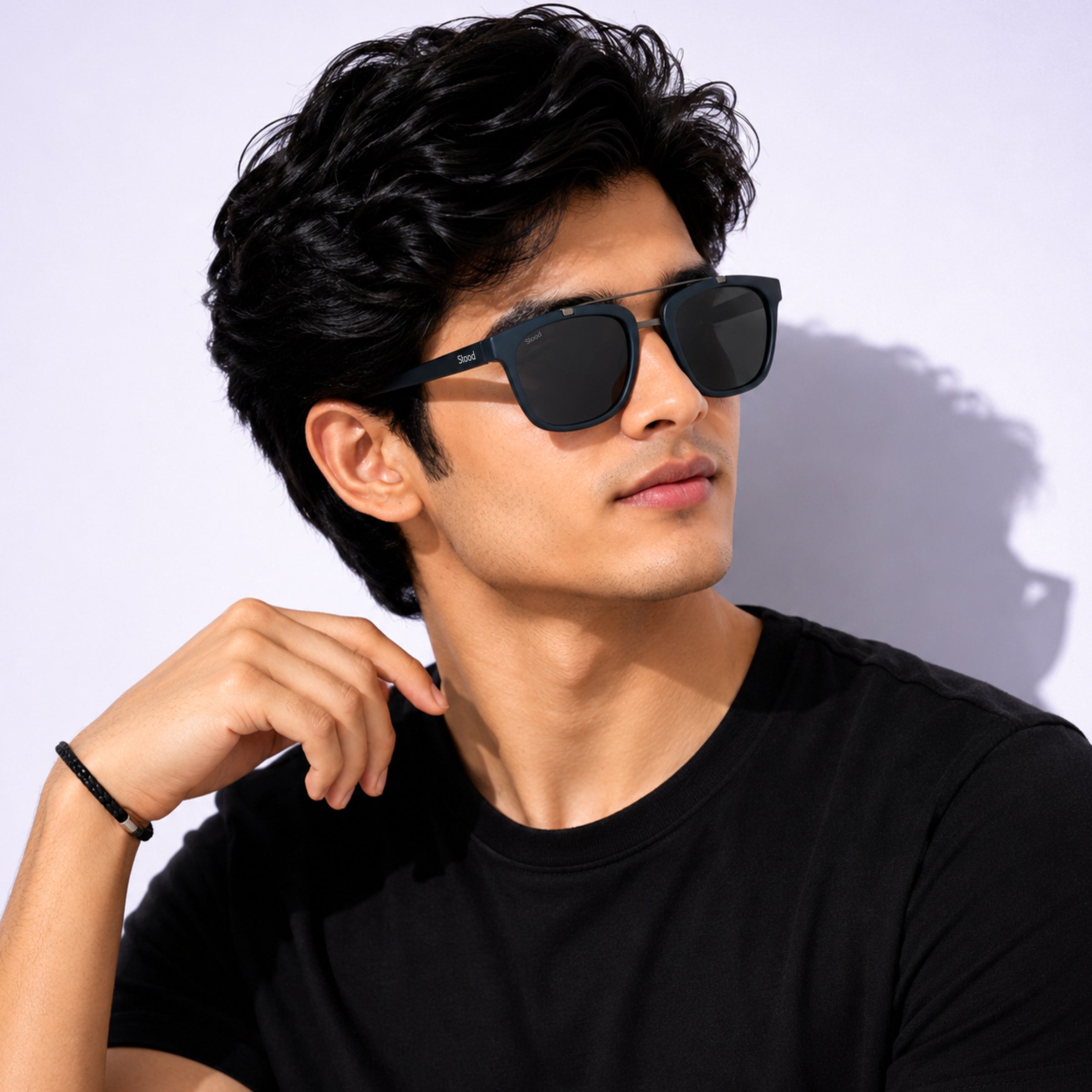 Stood Retro Square Black UV Protection Goggles For Men & Women Sunglasses – SG-STD0021-C3