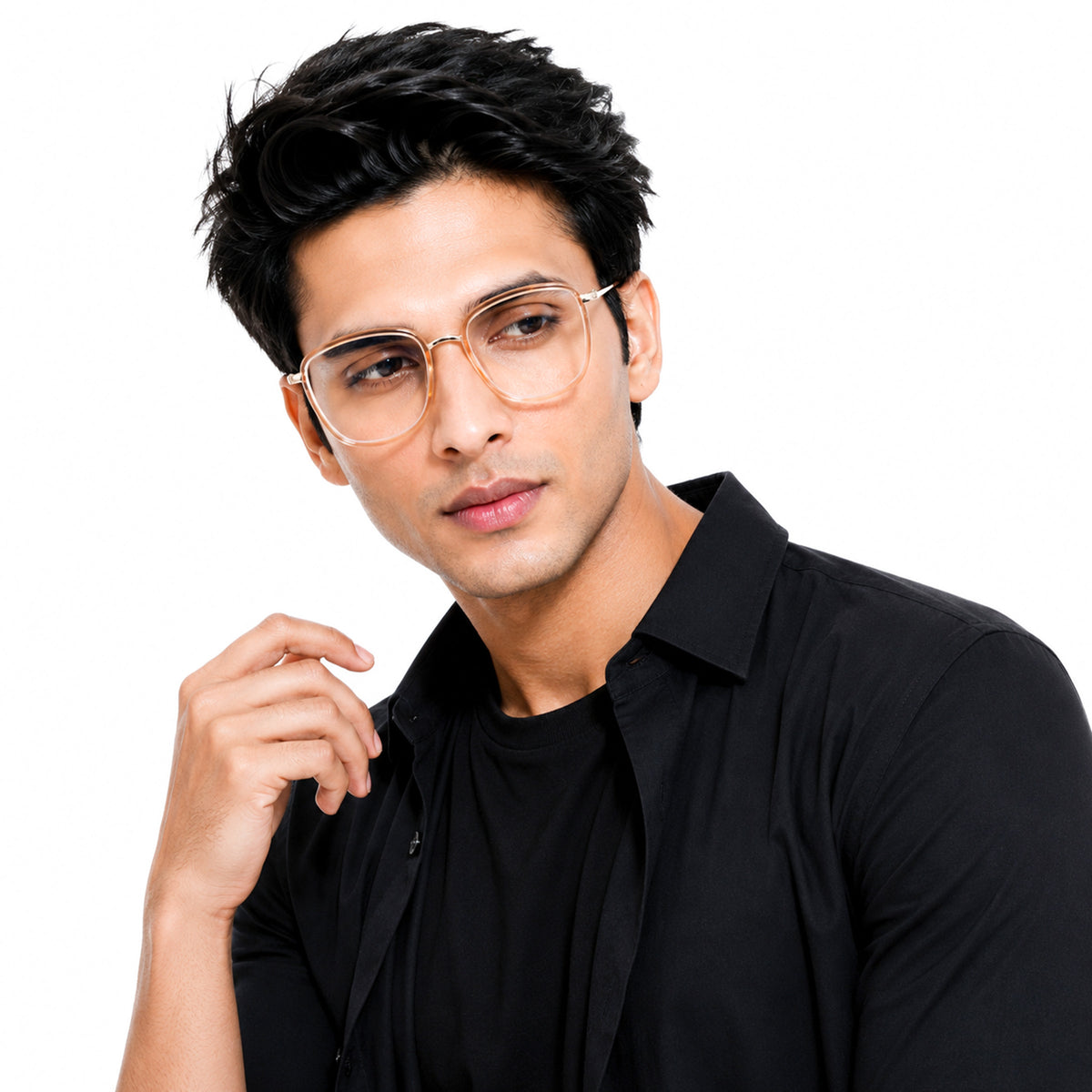 Royal Son Square Blue Ray Cut Men Women Eye Glasses - SF0015-C3