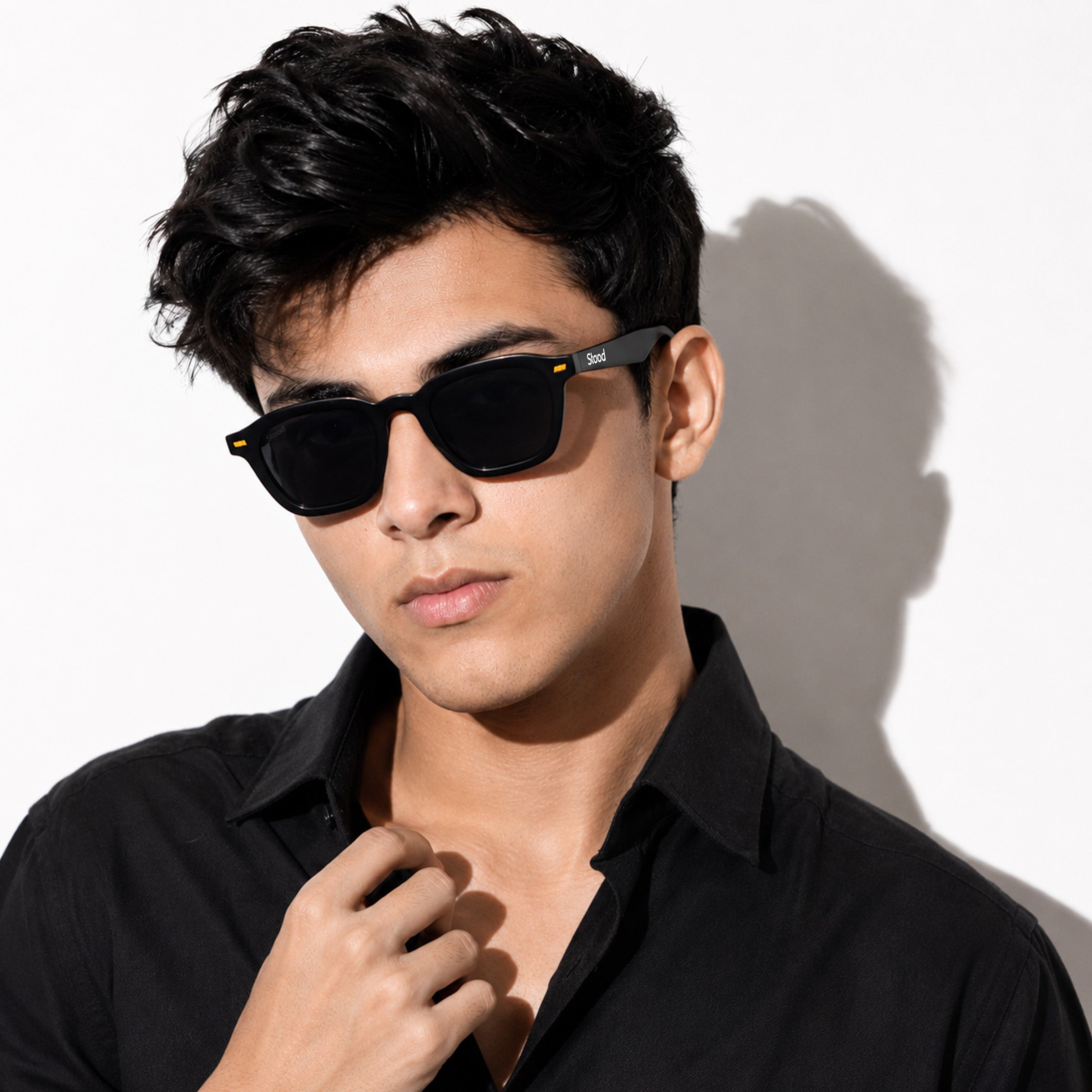 Stood Square Black UV Protection Sunglasses For Men & Women Stylish – SG-STD0016-C1