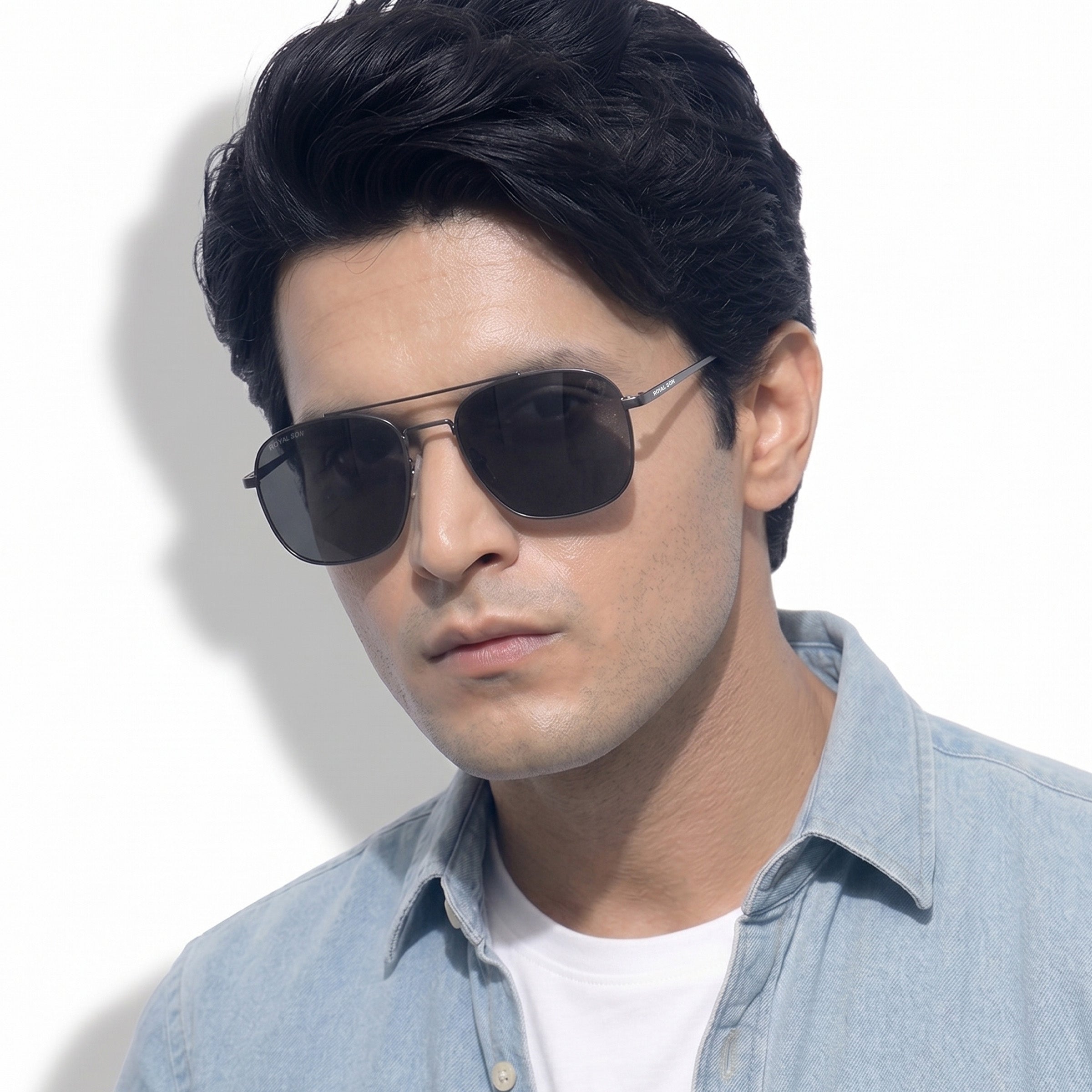 ROYAL SON UV Protected Square Sunglasses For Men And Women - RS0039AV