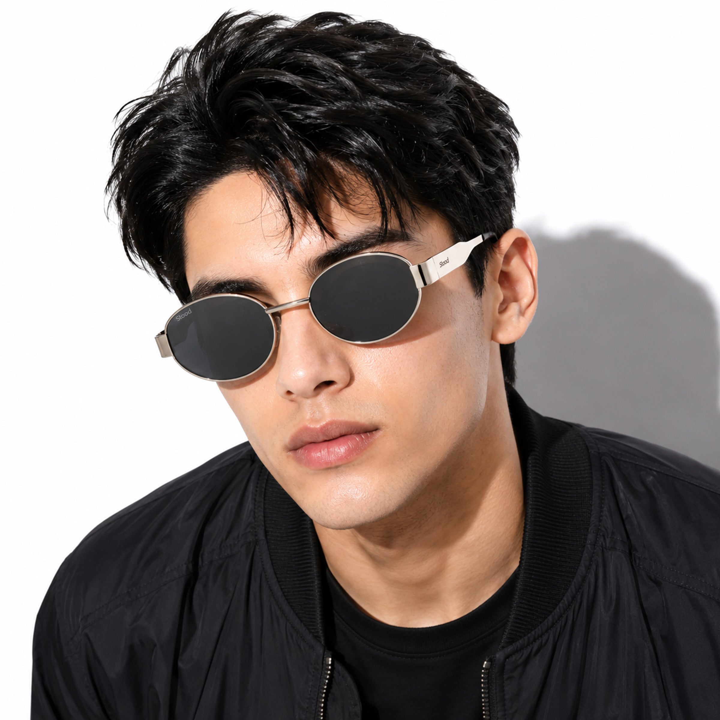 Stood Oval Black UV Protection Chashma For Men & Women New Style – SG-STD0023-C2
