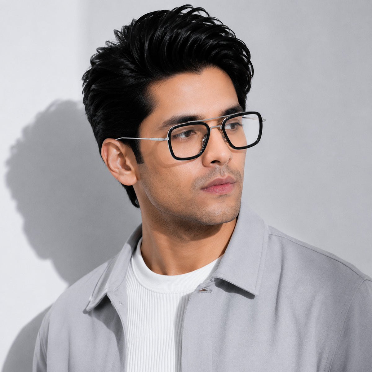 Royal Son Square Blue Ray Cut Men Women Sunglasses - CHI0075