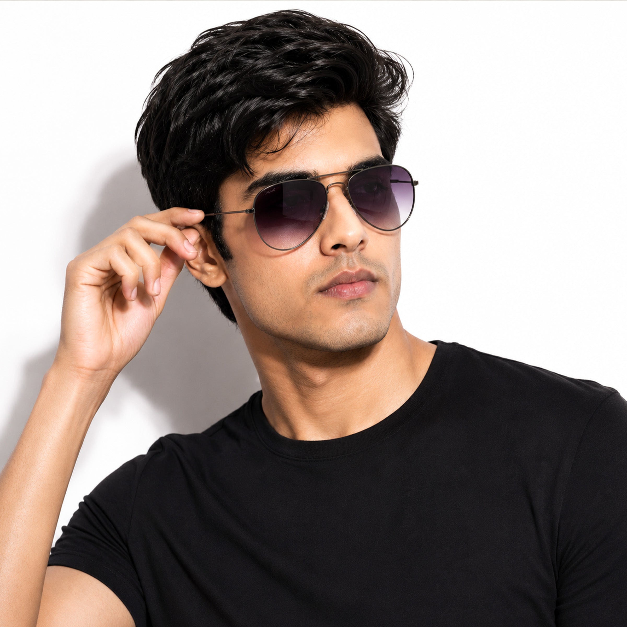 Stood Black UV Protection Sunglasses For Men & Women Stylish – SG-STD0031-C1