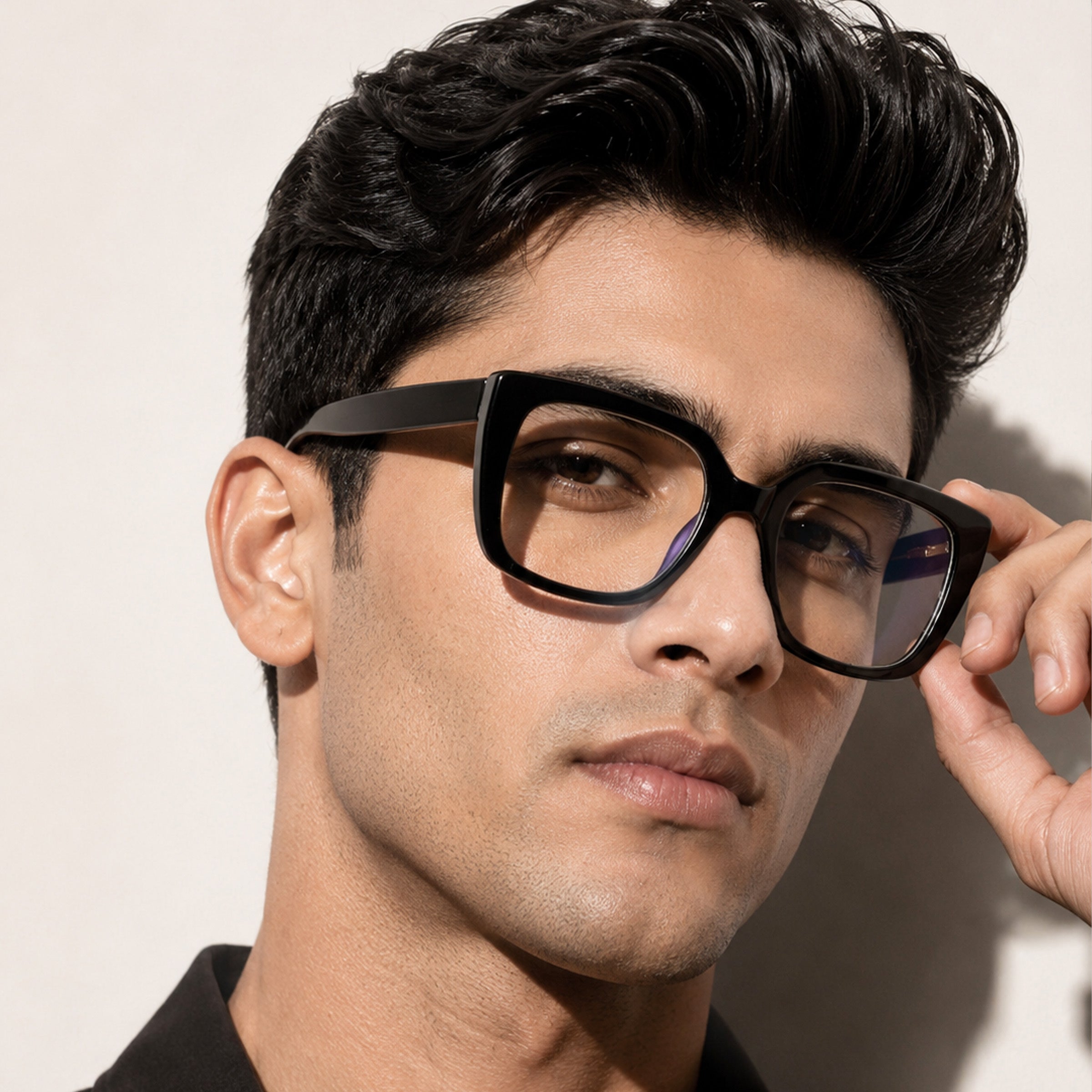 PERKEY Full Rim Square-Oversized  Spectacles Frames Men Women - OPTL002-C1