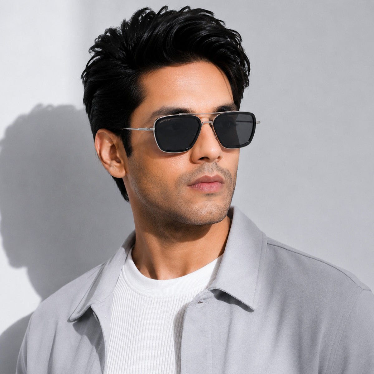 Royal Son Square UV Protected Men Women Sunglasses - CHI0071