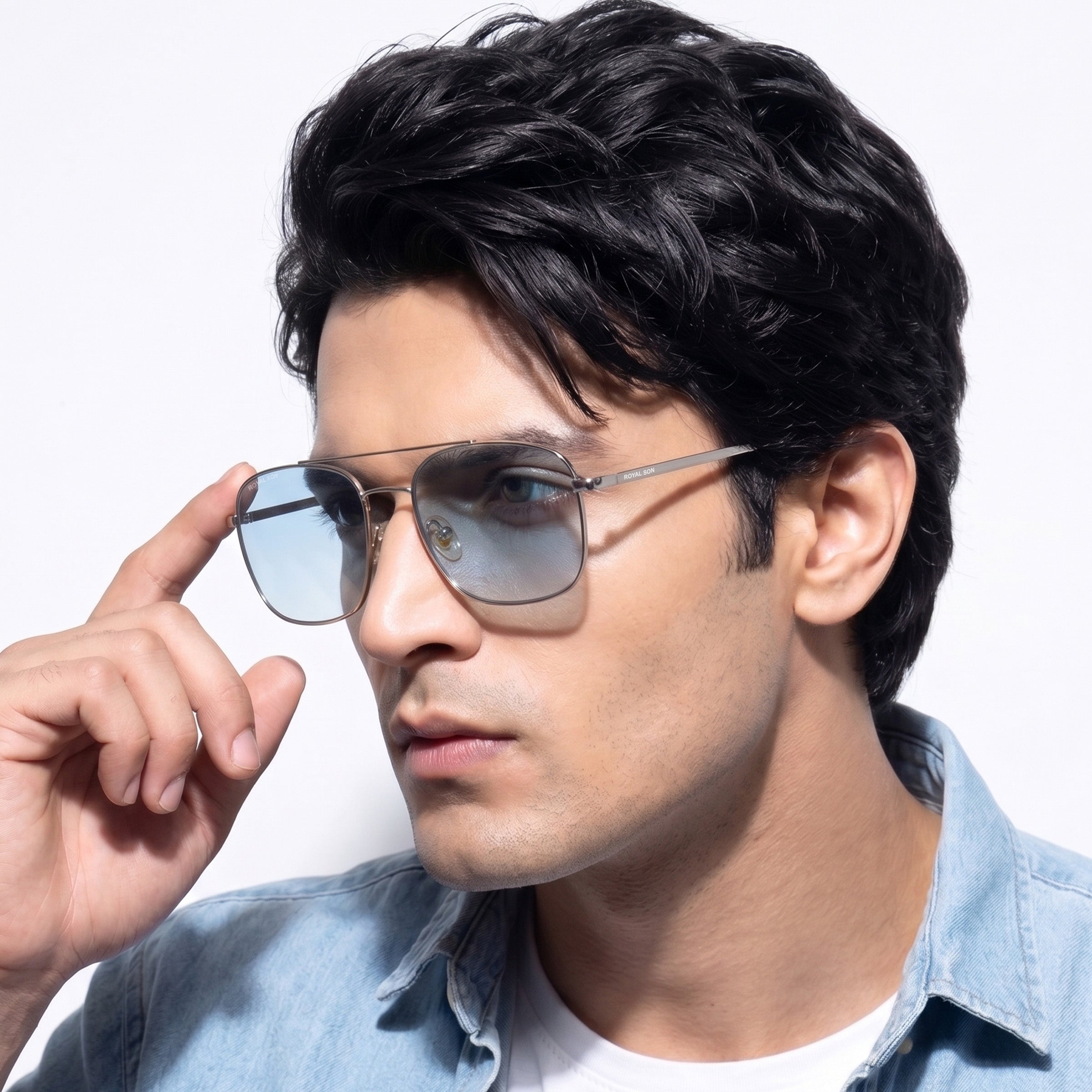 ROYAL SON UV Protected Square Sunglasses For Men And Women - RS0041AV