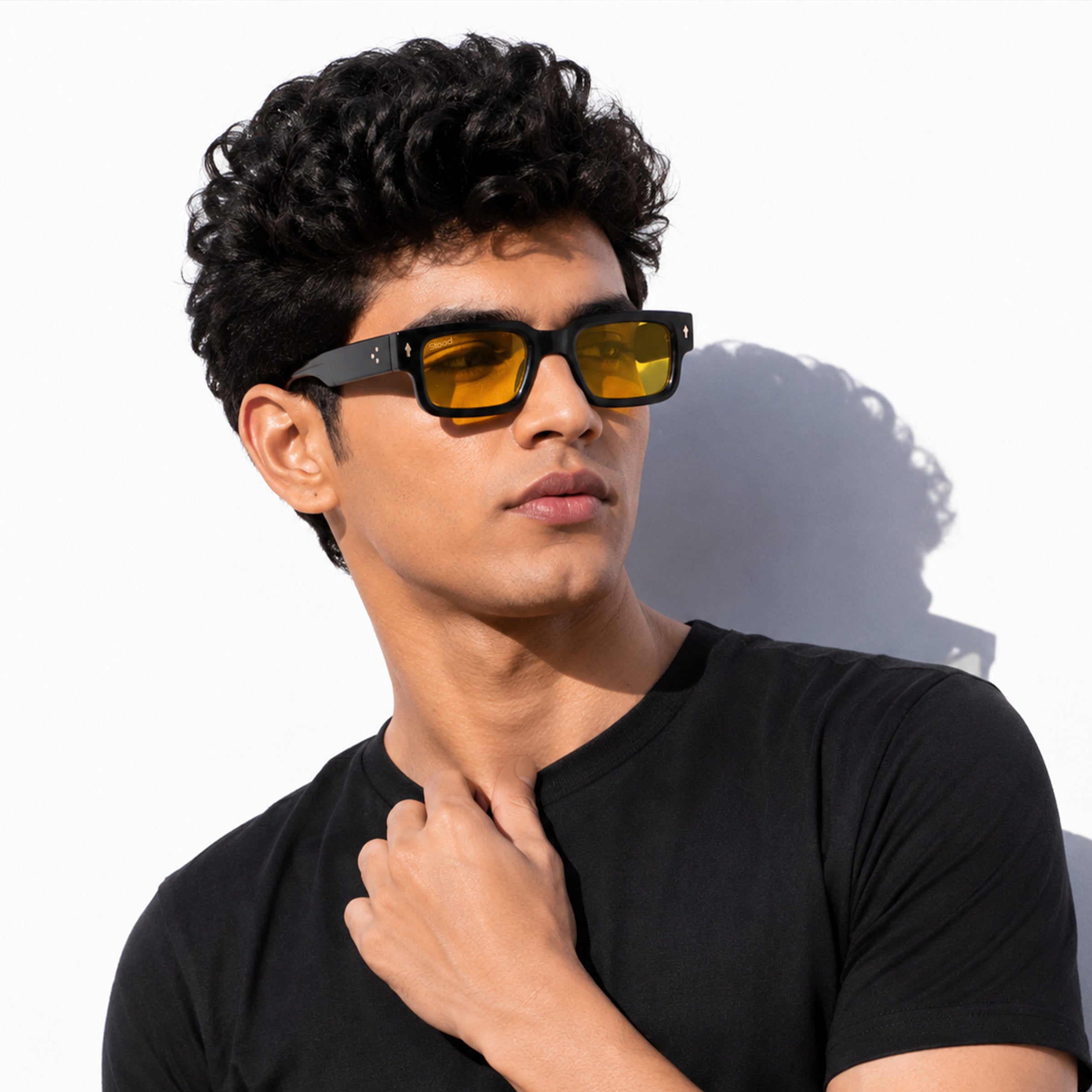 Stood Narrow Square Day Night Driving Sun Glasses For Men For Men & Women Stylish – SG-STD0014-C3