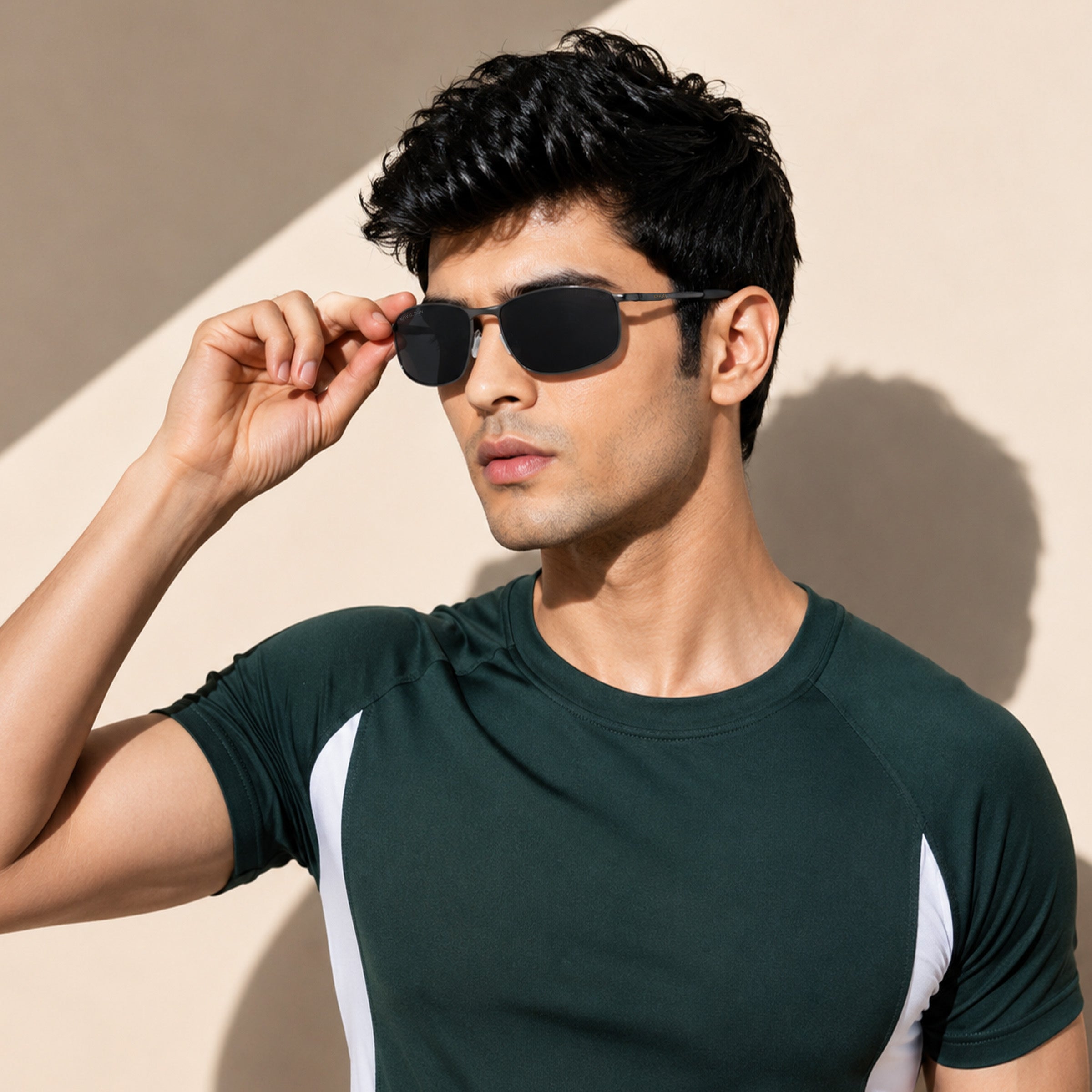 Royal Son Wrap-Around Polarized Men Sunglasses - CHI0083-C2