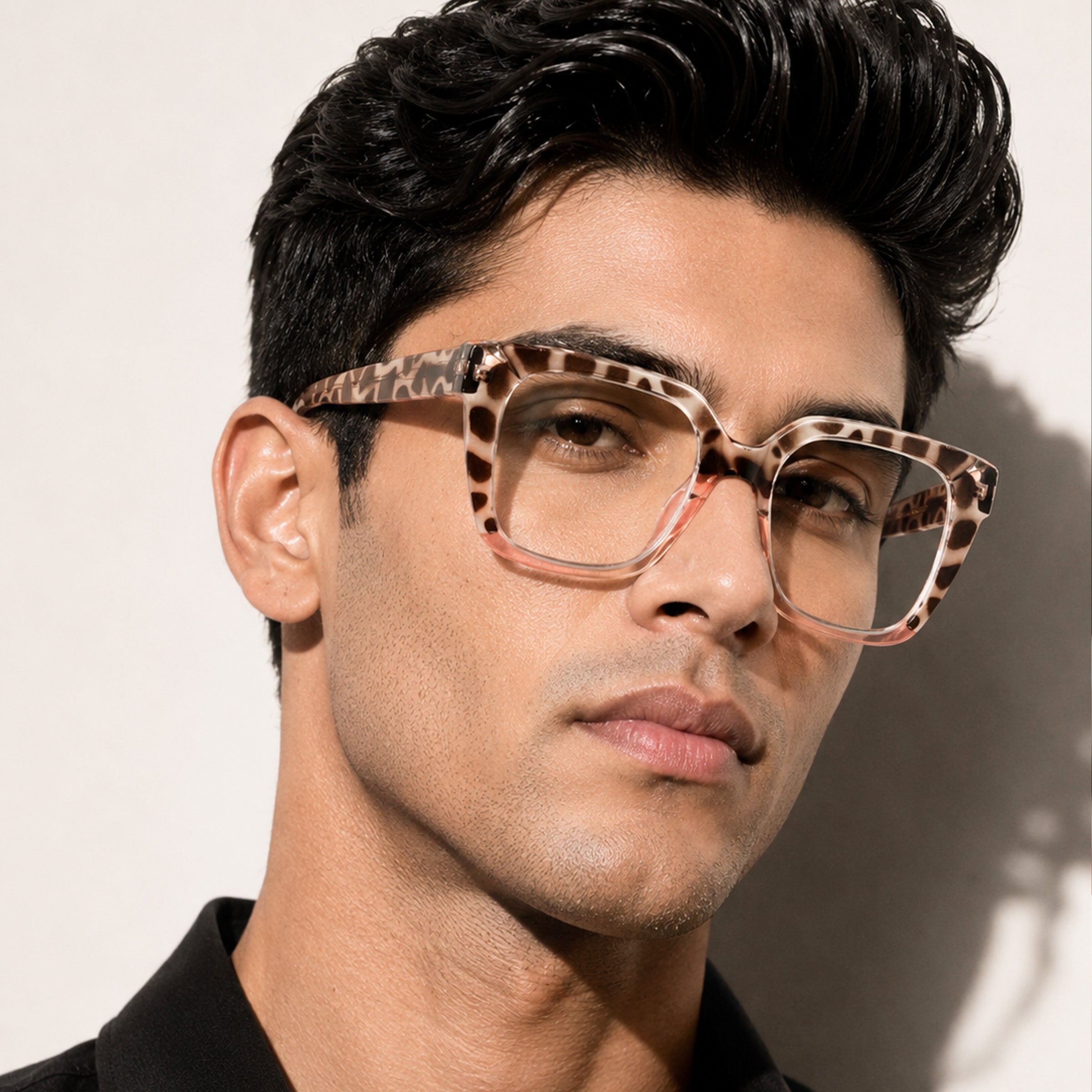 PERKEY Full Rim Square-Oversized Transparent Computer Glasses Men Women - OPTL002-C2