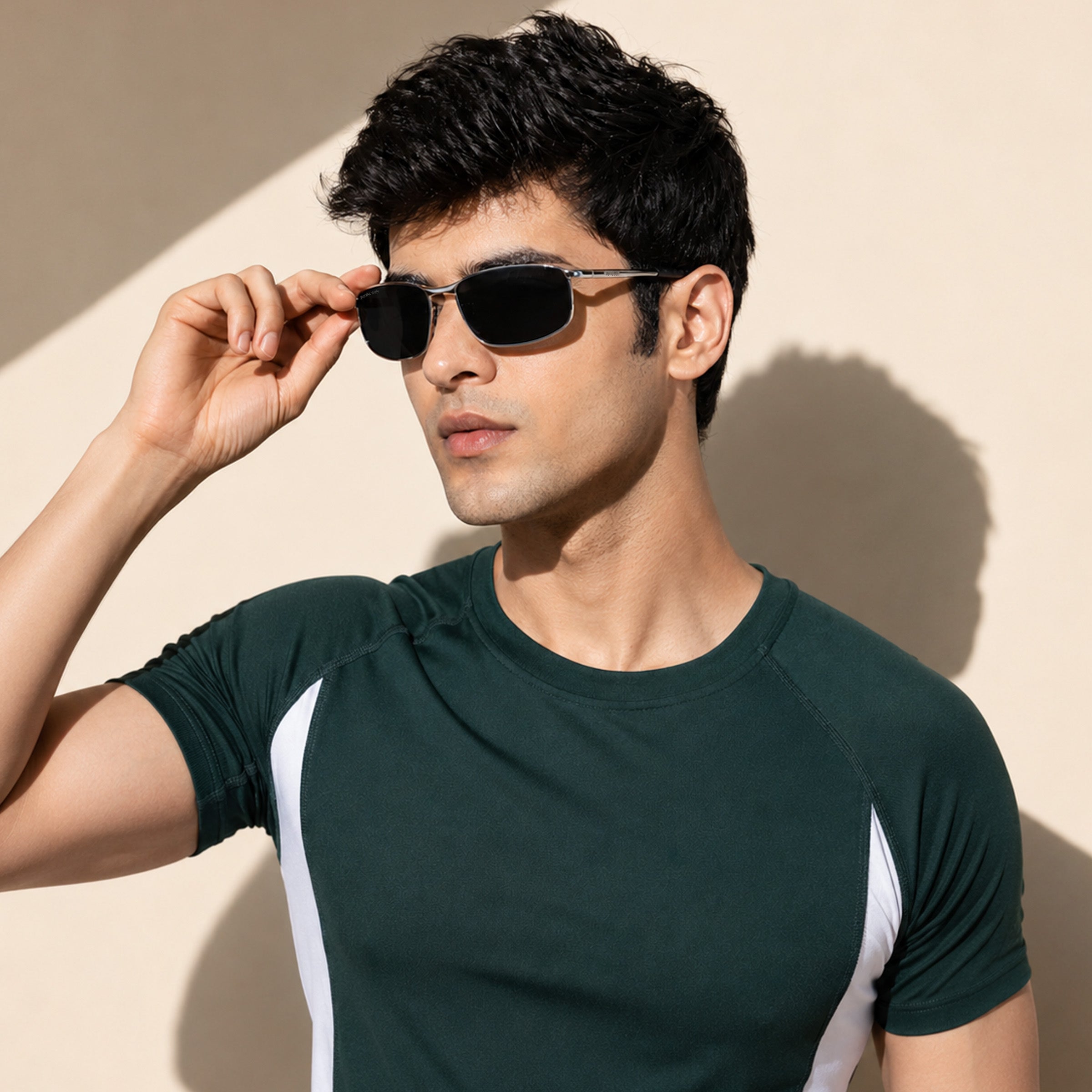 Royal Son Wrap-Around Polarized Men Sunglasses - CHI0083-C1