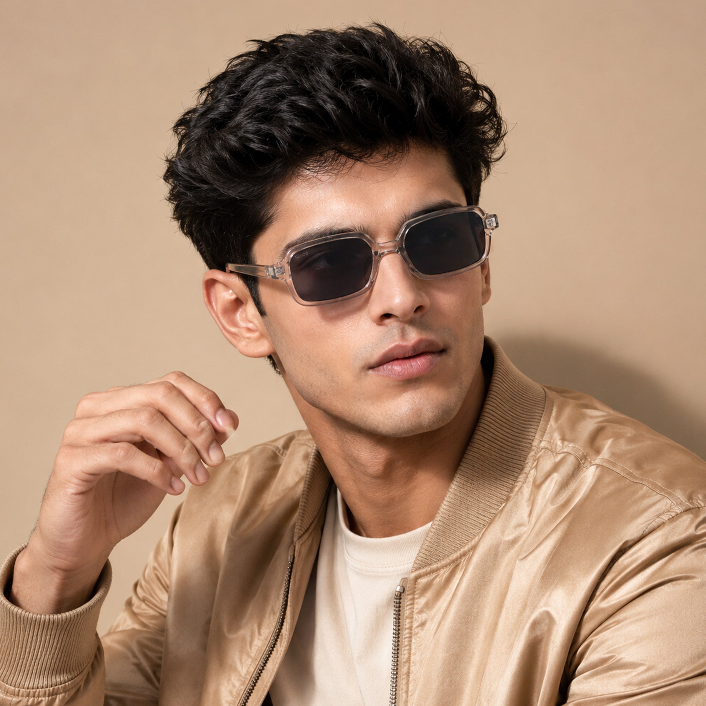 Stood Retro Square Black UV Protection Chashma For Men & Women New Style – SG-STD0018-C2