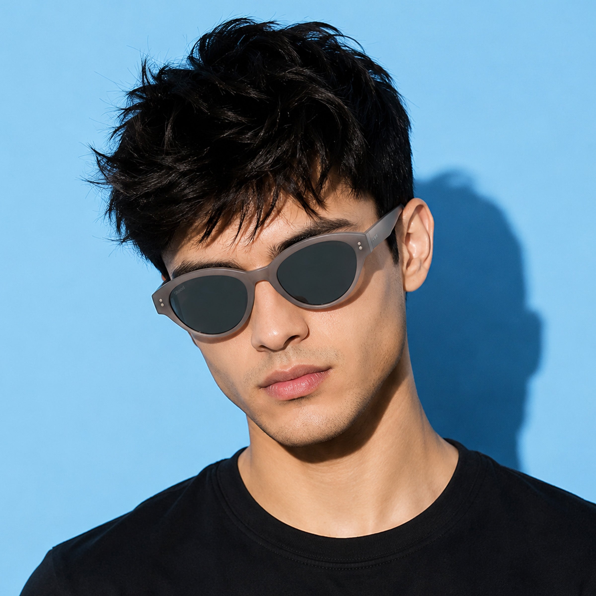 Stood Oval Black UV Protection Goggles For Men & Women Sunglasses – SG-STD0030-C2