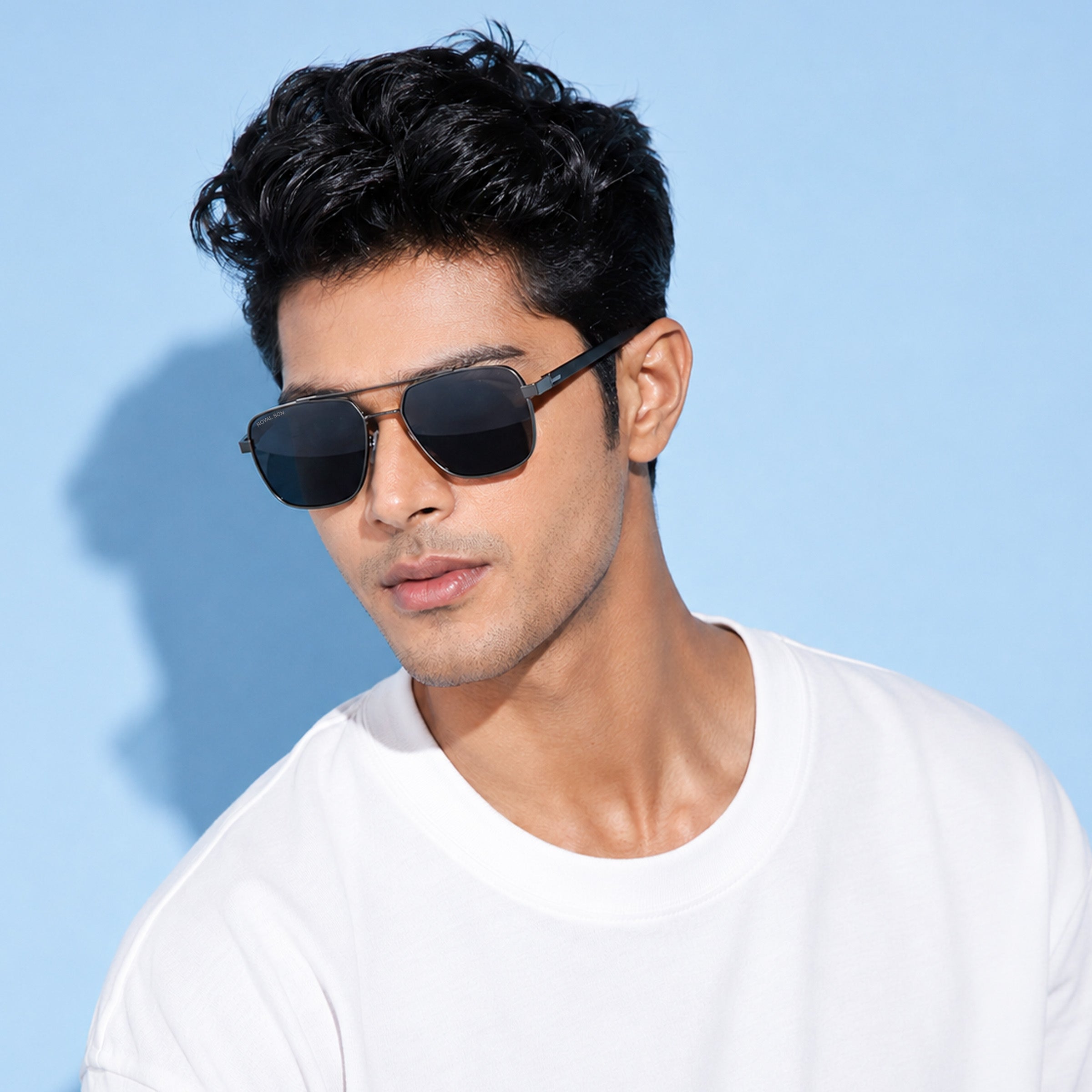 Royal Son Square Polarized Men Women Sunglasses - CHI0049