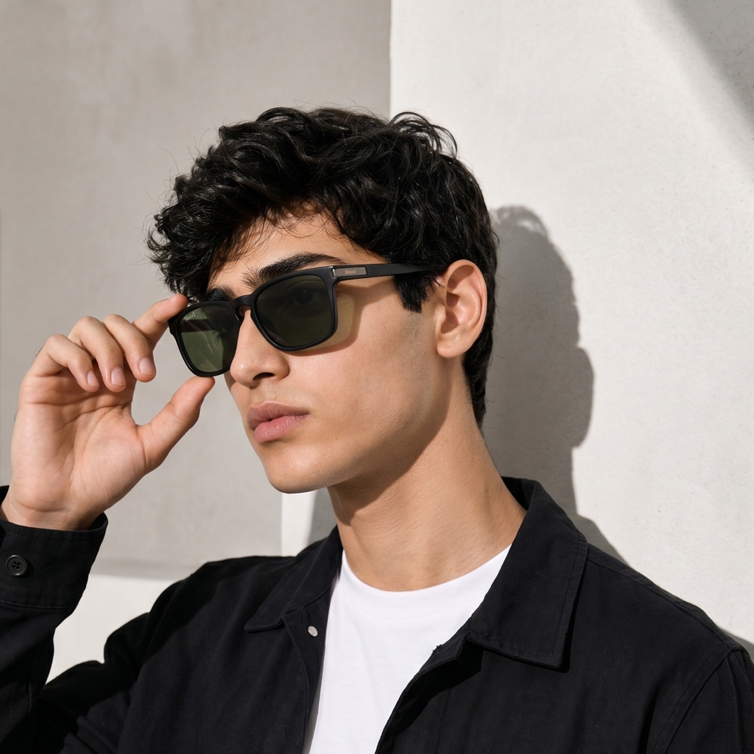 Stood Retro Square Polarized UV Protection Chashma For Men & Women New Style – SG-STD0019-C2