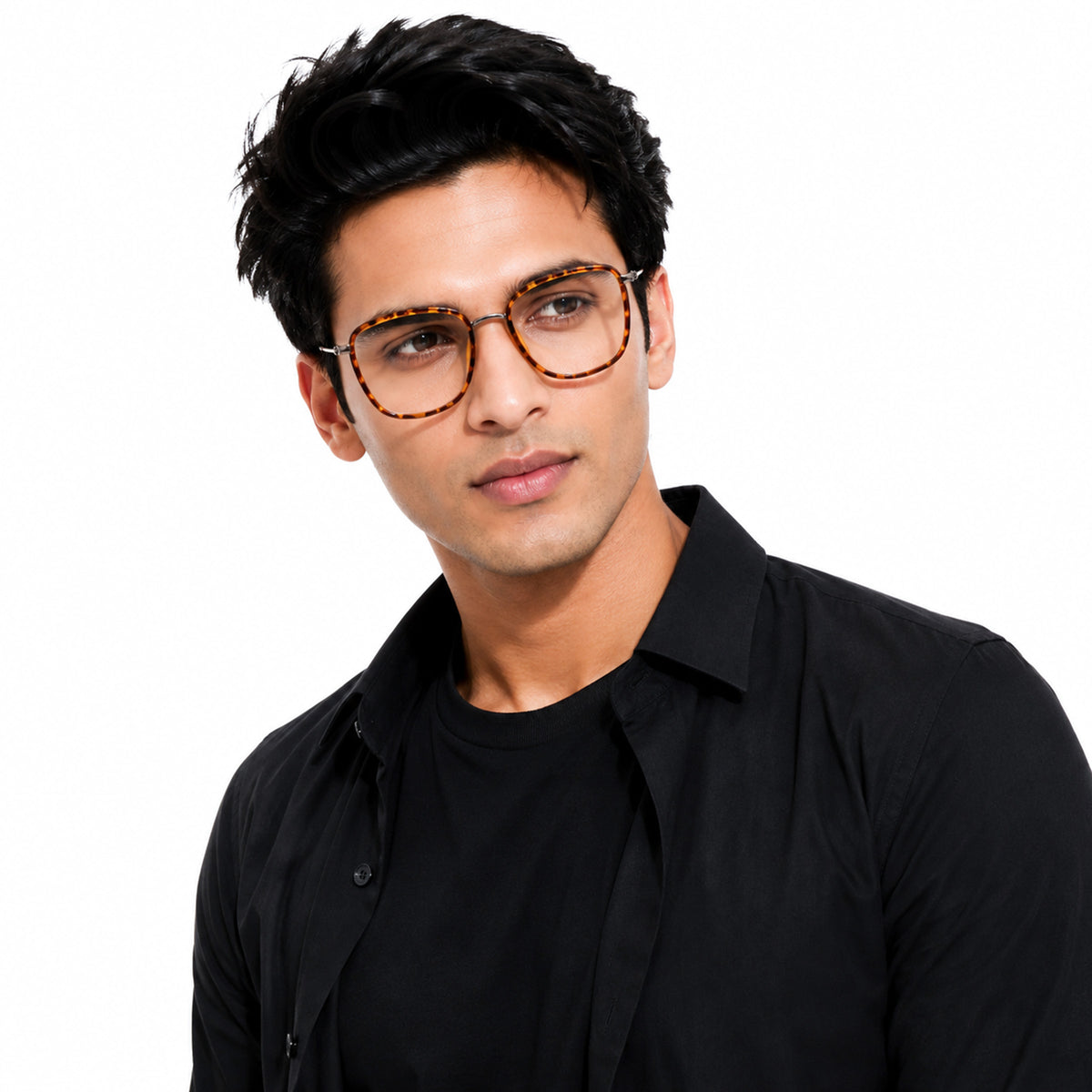 Royal Son Square Blue Ray Cut Men Women Eye Glasses - SF0015-C4