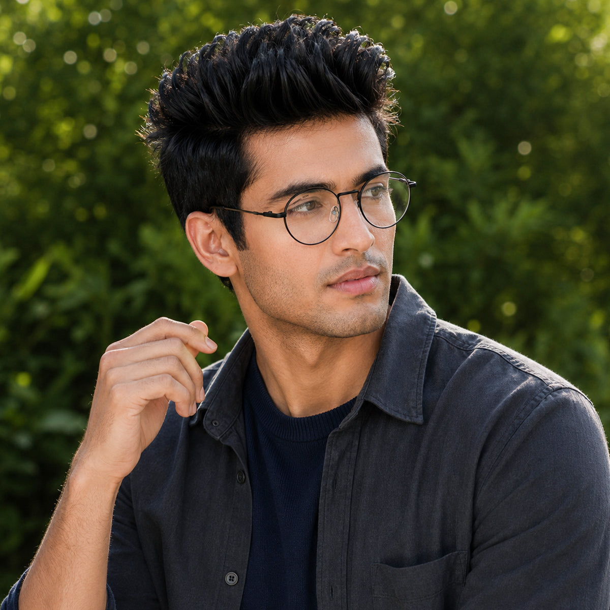Royal Son Round Men Women Eye Glasses - SF001-C3
