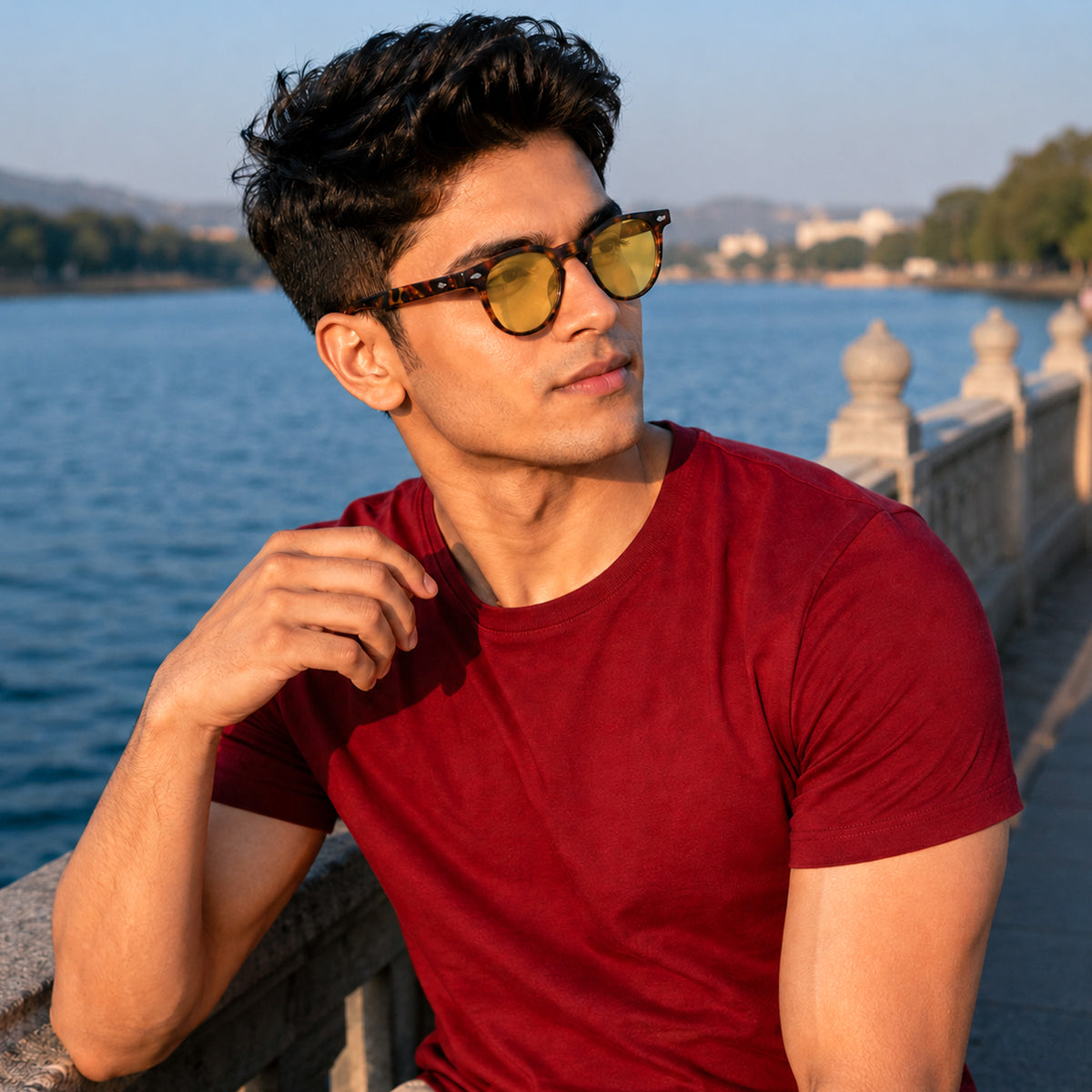 Stood Square Day Night Driving Sun Glasses For Men For Men & Women Stylish – SG-STD0026-C3