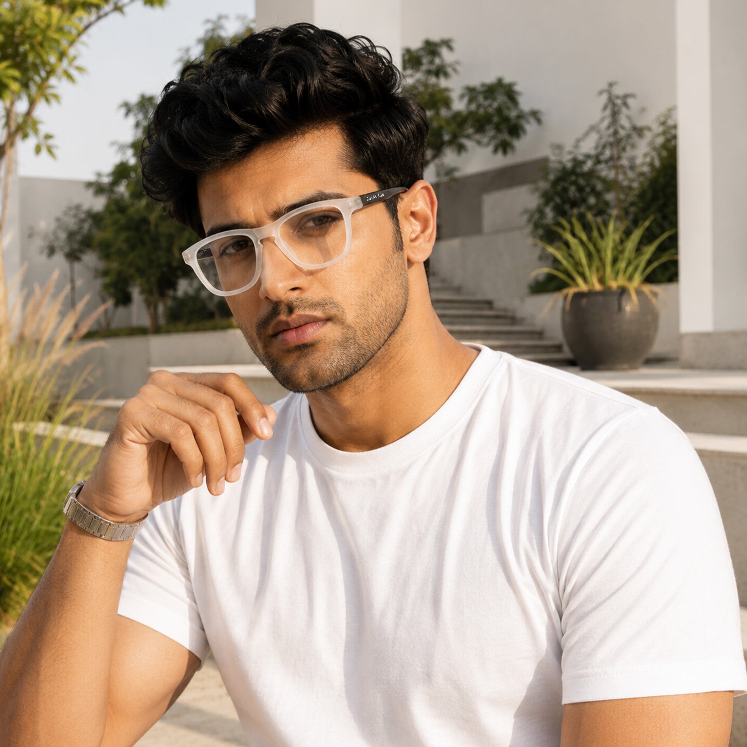 ROYAL SON Blue Cut Spectacle Frames For Men Women - SF-RS2020-C9