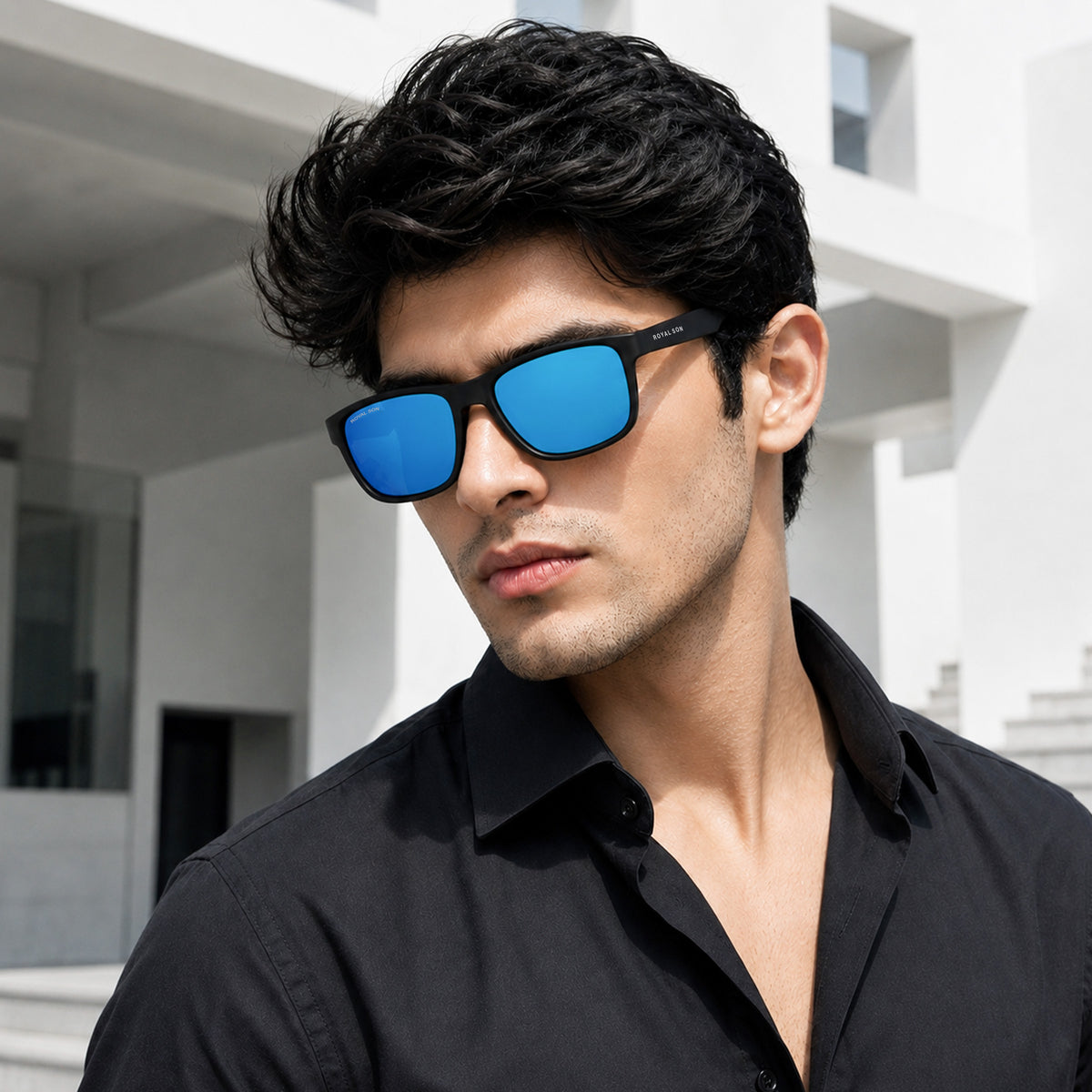 Royal Son Sports Black Polarized Sunglasses Men Women- CHI00173-C3