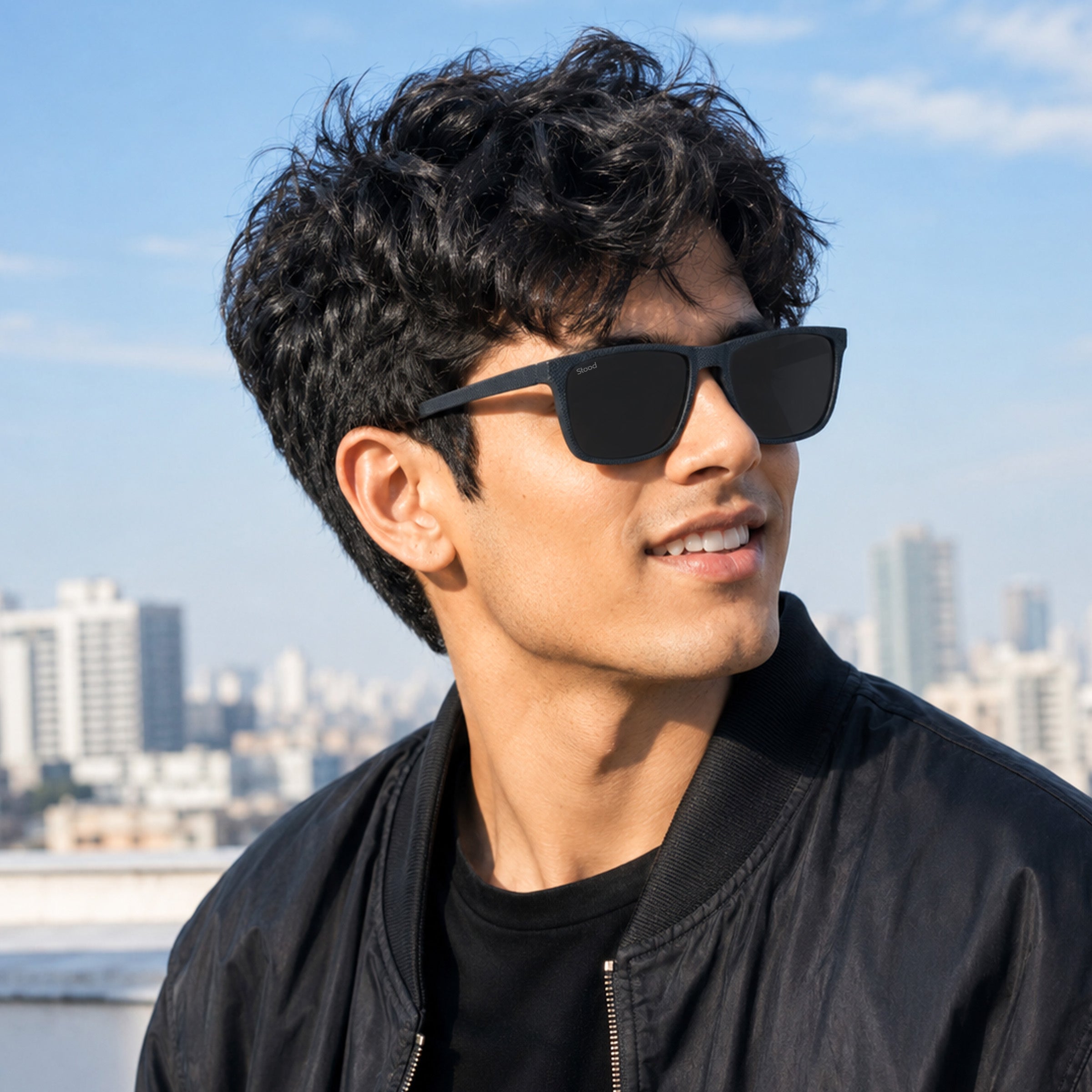 Stood Square Black Polarized UV Protection Sunglasses For Men & Women Stylish – SG-STD0022-C4