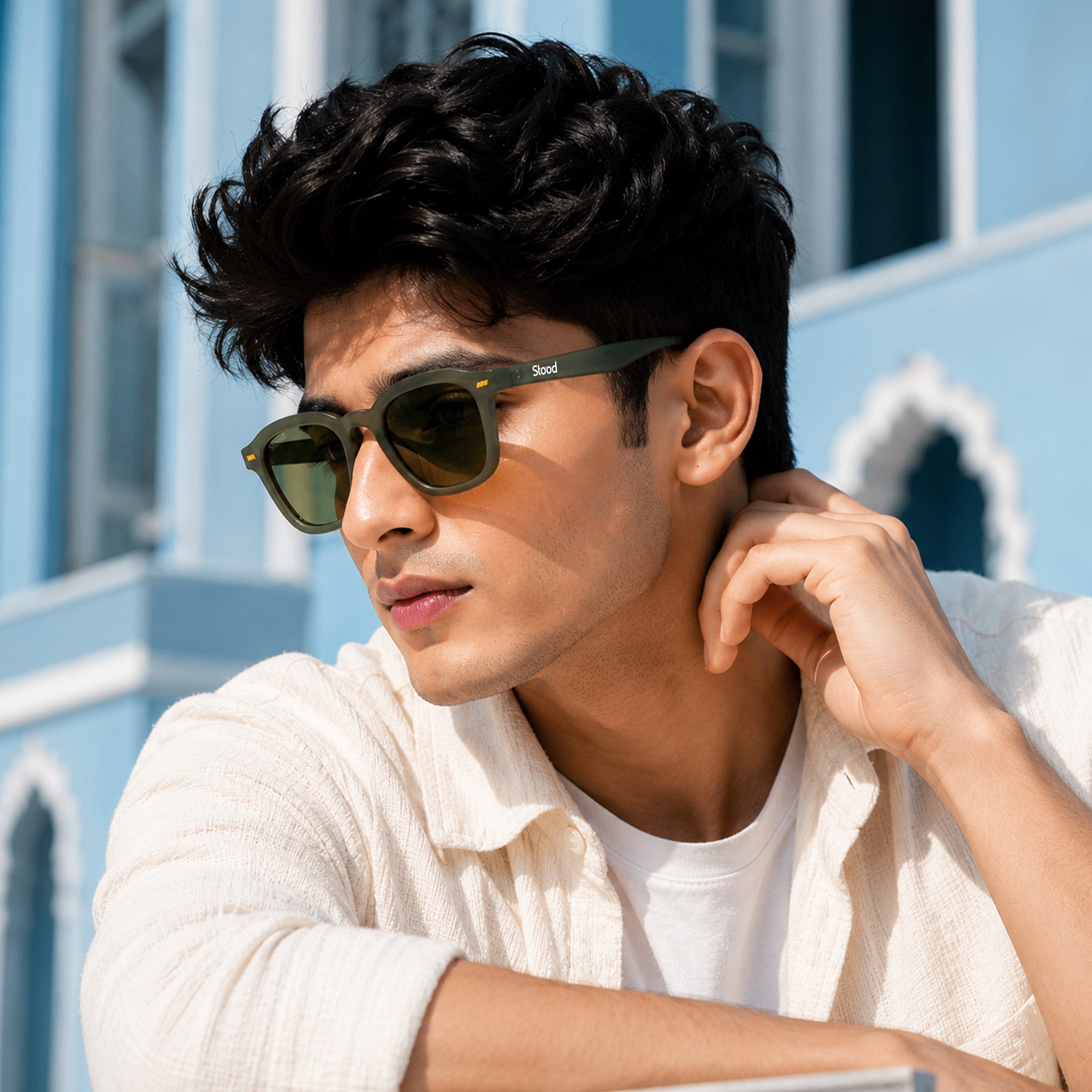 Stood Square Green UV Protection Sunglasses For Men & Women Stylish – SG-STD0016-C5