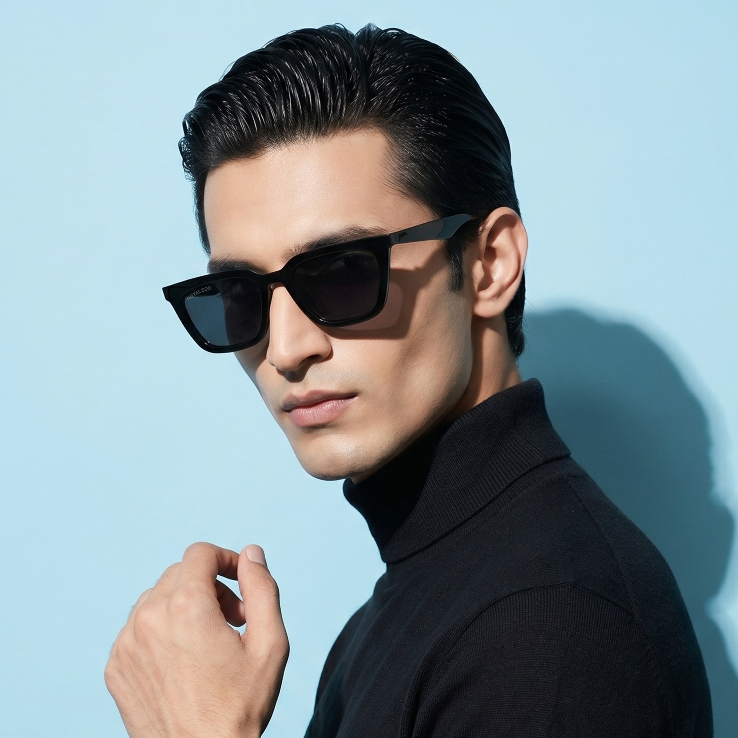 Royal Son Square UV Protection Men Women Sunglasses - CHI00126-C4