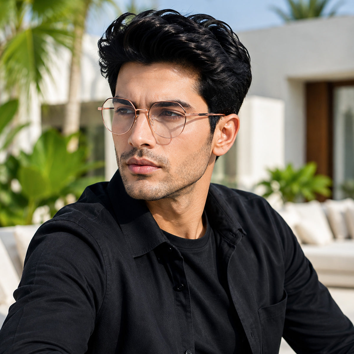 Royal Son Round Blue Ray Cut Men Women Eye Glasses - SF0018-C4