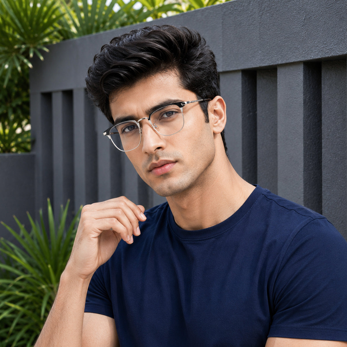 Royal Son Round Blue Ray Cut Men Women Eye Glasses - SF0022-C2