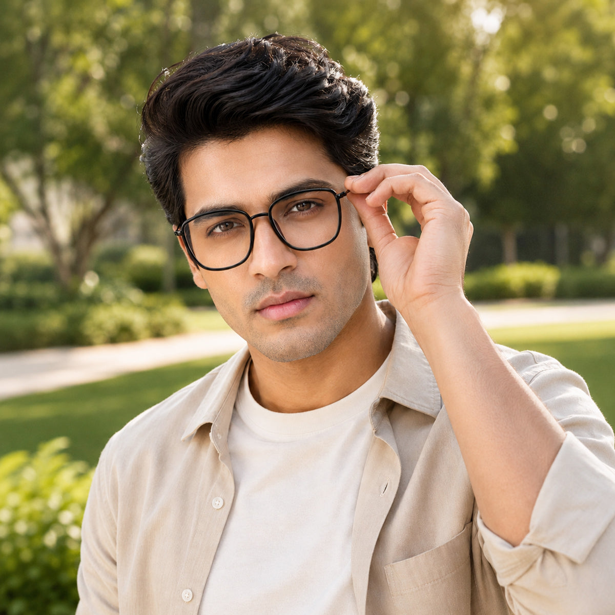 Royal Son Square Blue Ray Cut Men Women Eye Glasses - SF0015-C1