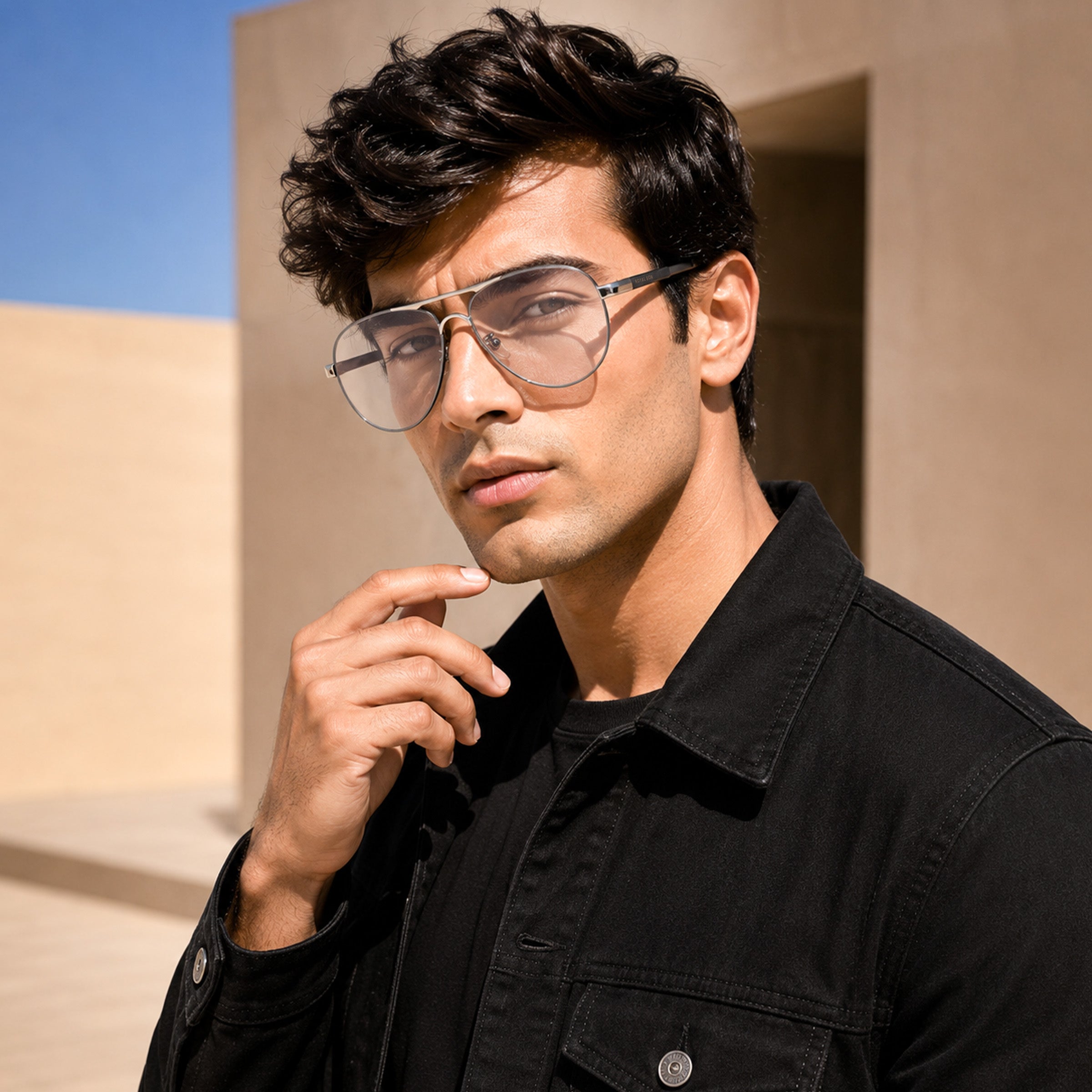 Royal Son Blue Ray Cut Men Women Eye Glasses - SF0082-C1