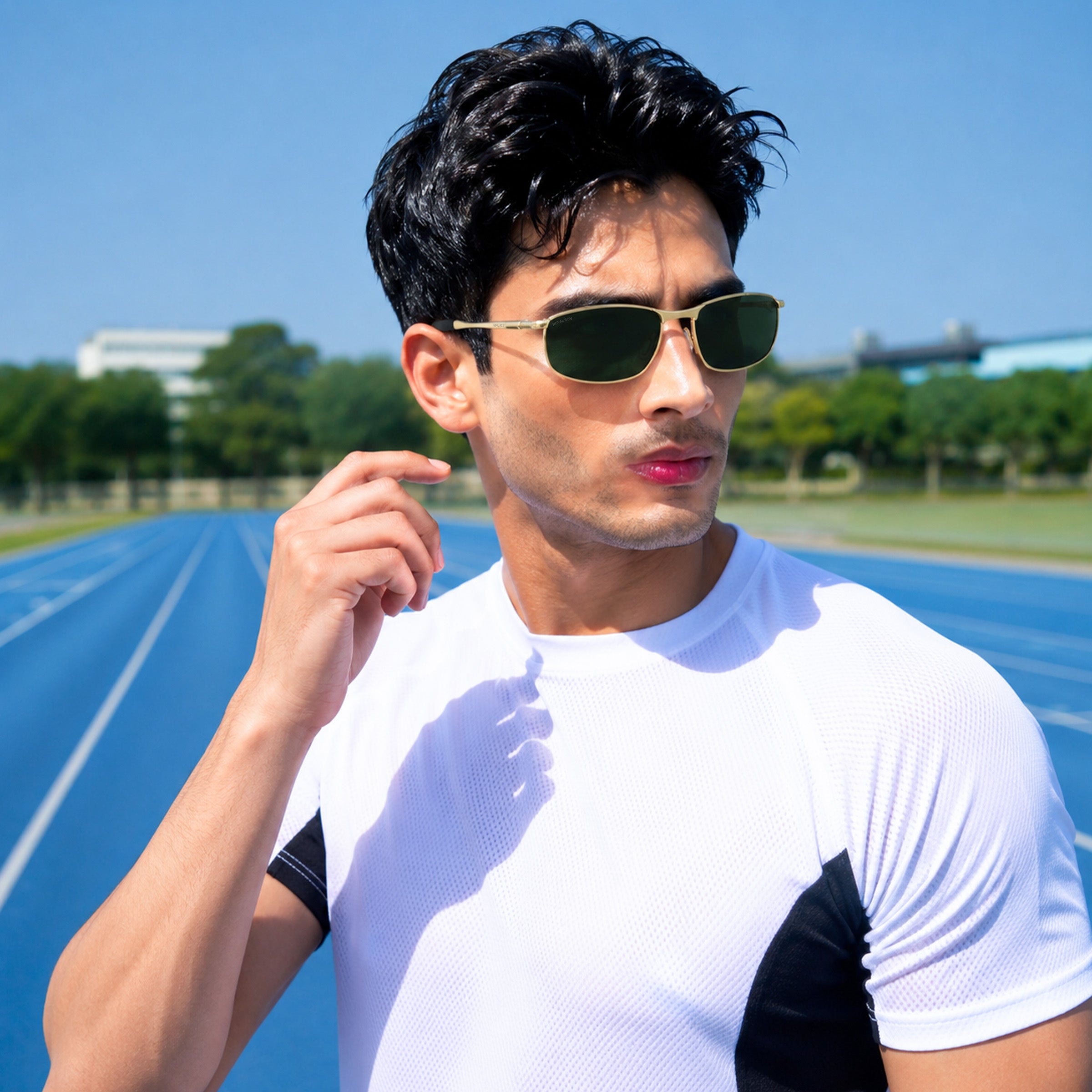 Royal Son Wrap-Around Polarized Men Sunglasses - CHI0083-C3