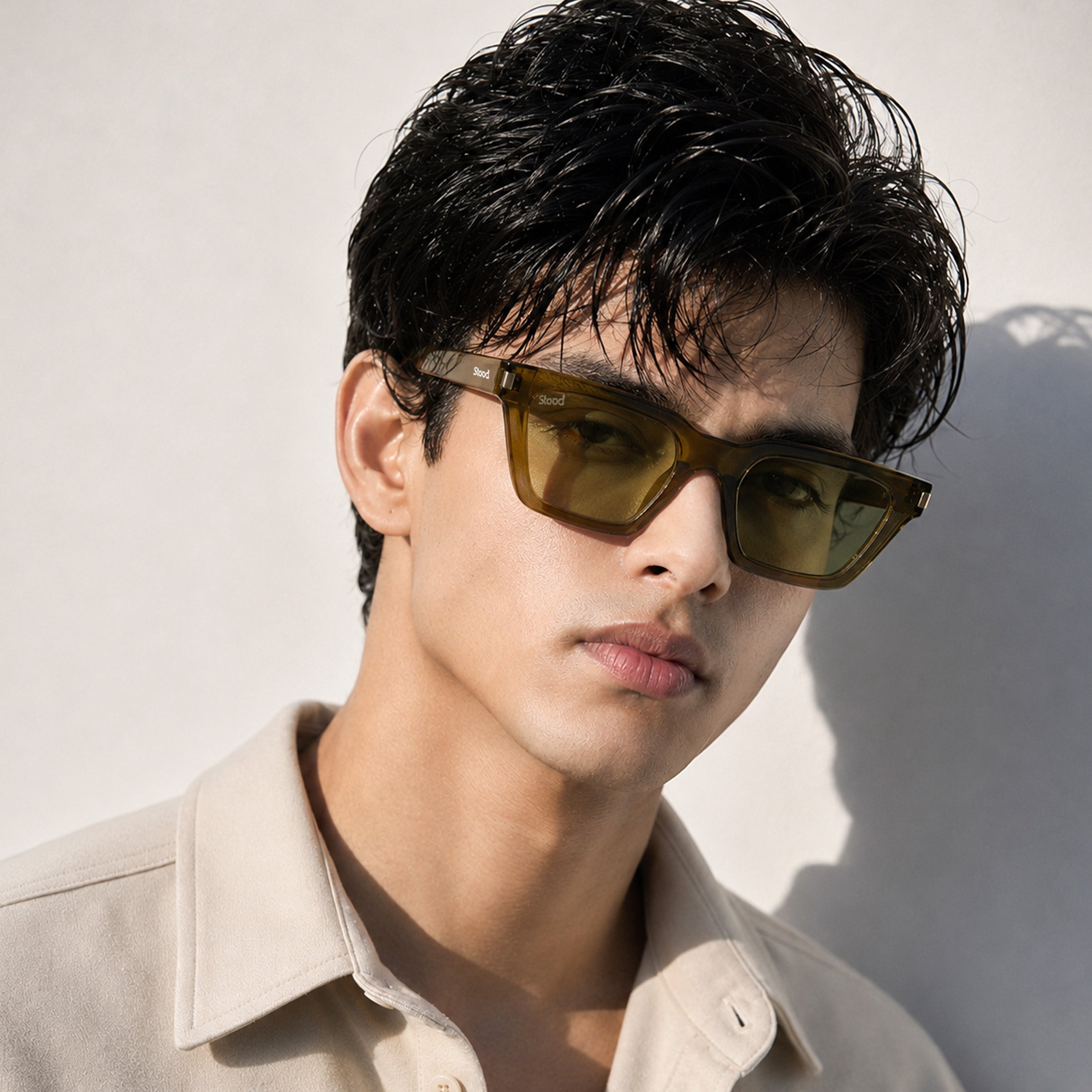 Stood Cat Eye Square Green UV Protection Goggles For Men & Women Sunglasses – SG-STD0012-C3