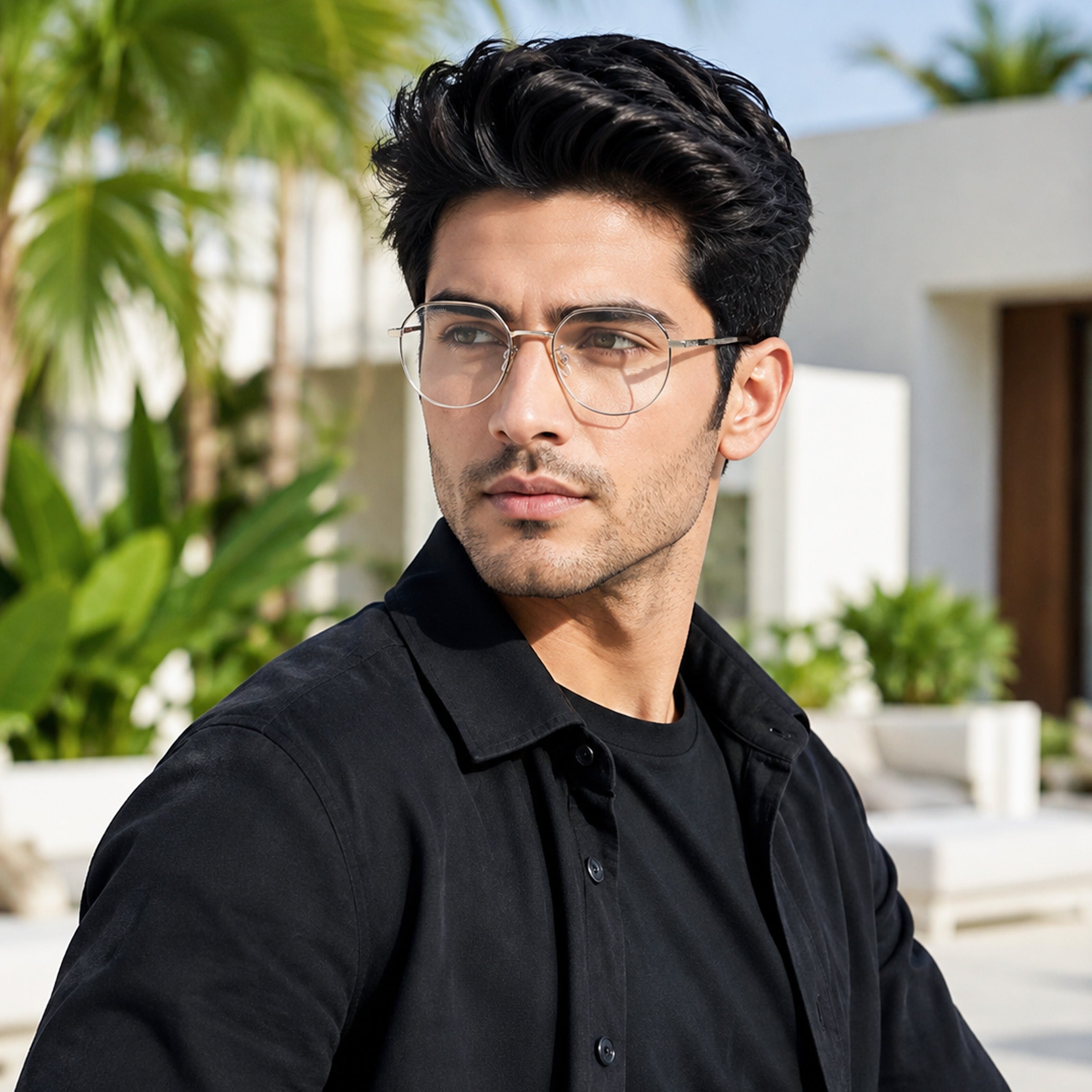 Royal Son Round Blue Ray Cut Men Women Eye Glasses - SF0018-C2