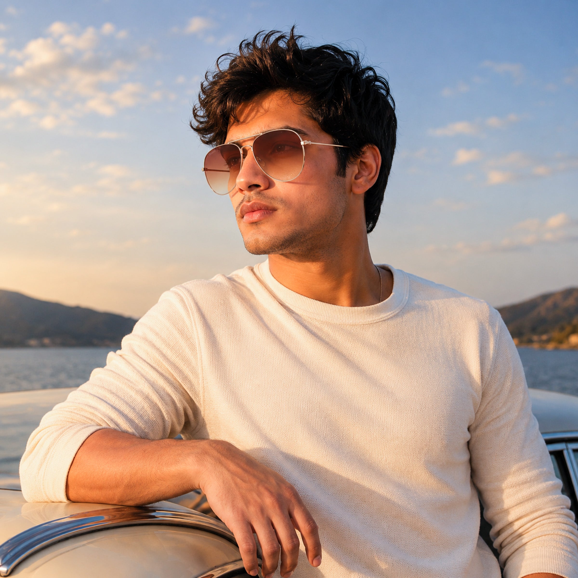 Stood Brown UV Protection Sunglasses For Men & Women Stylish – SG-STD0031-C5