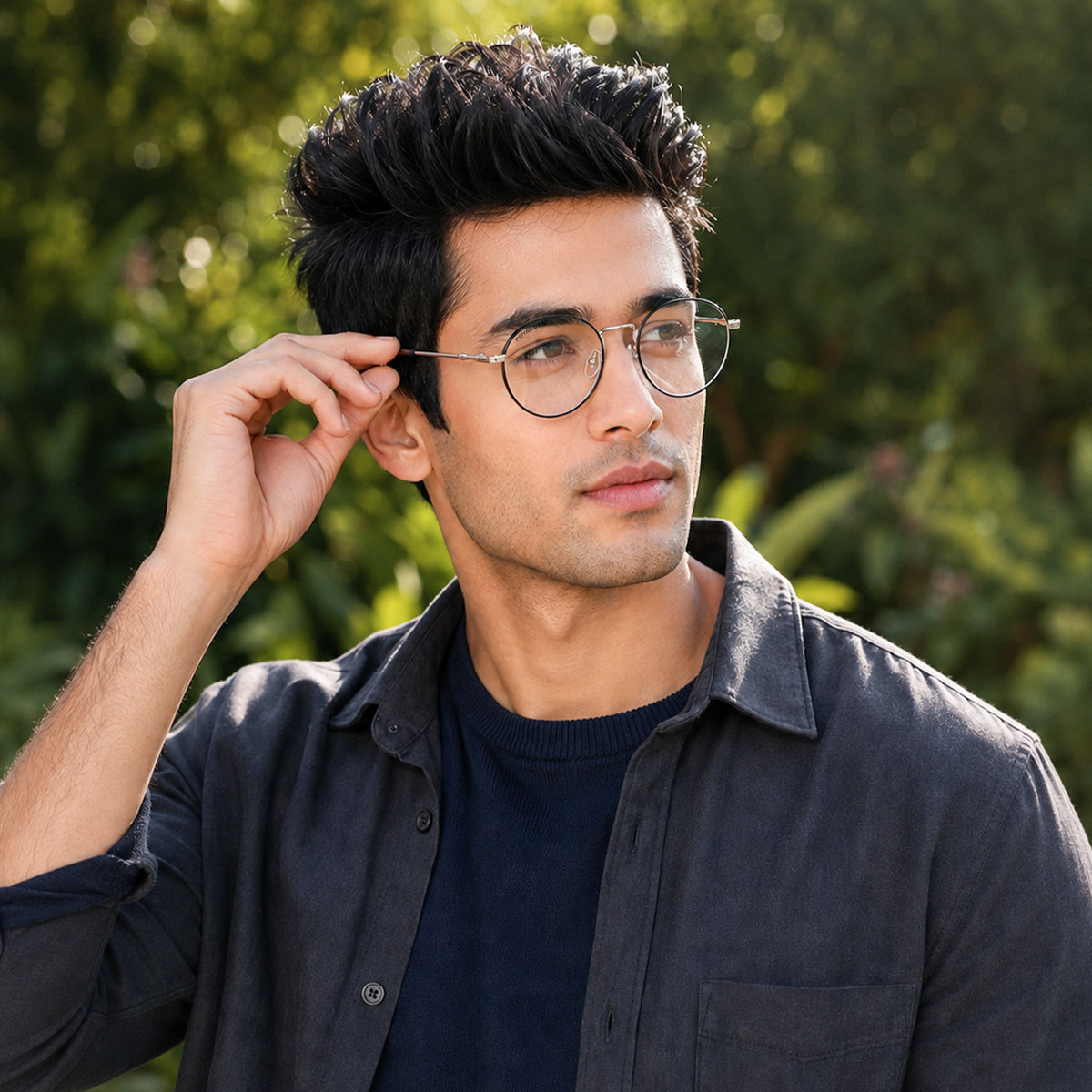 Royal Son Round Men Women Eye Glasses - SF001-C1