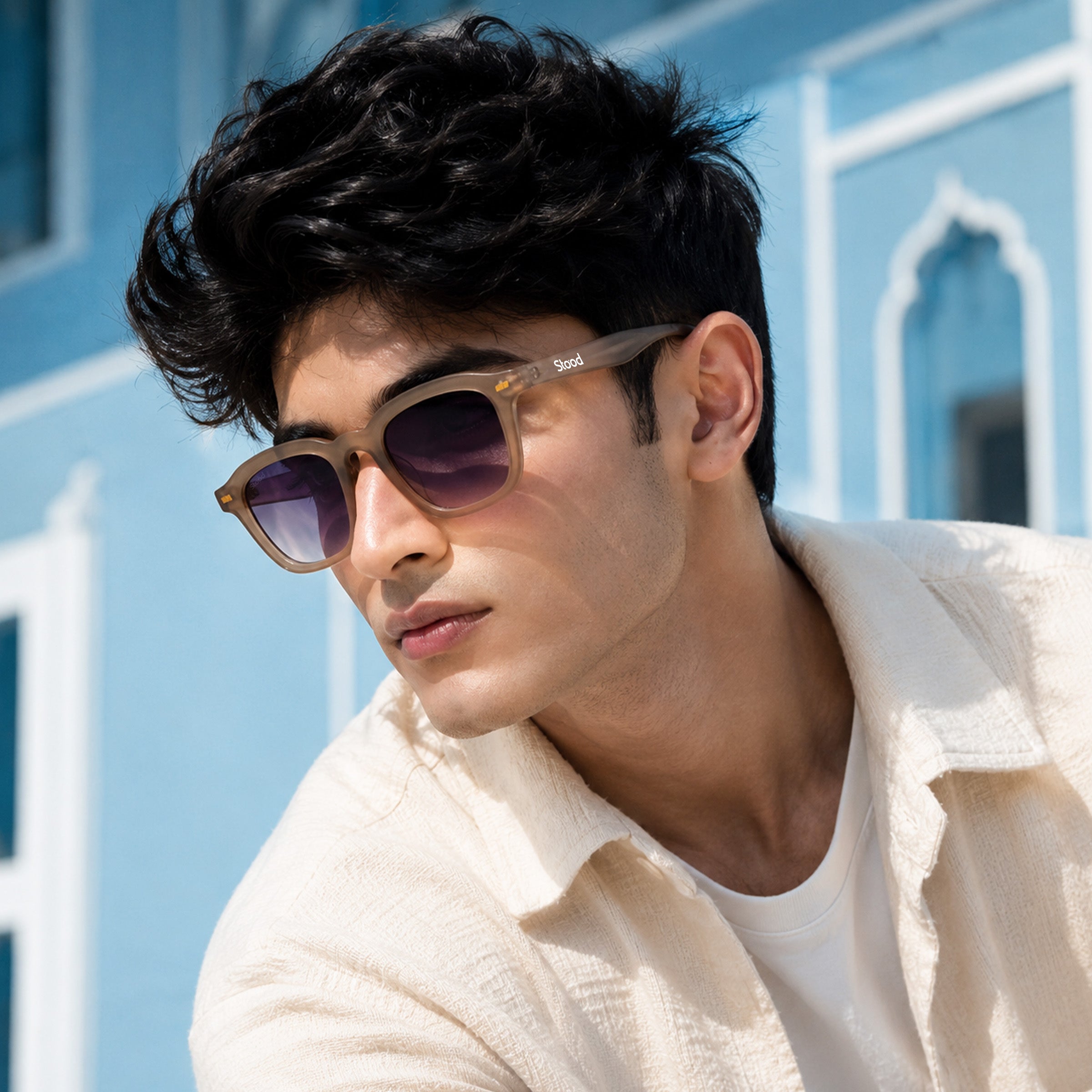 Stood Square Grey UV Protection Chashma For Men & Women New Style – SG-STD0016-C3