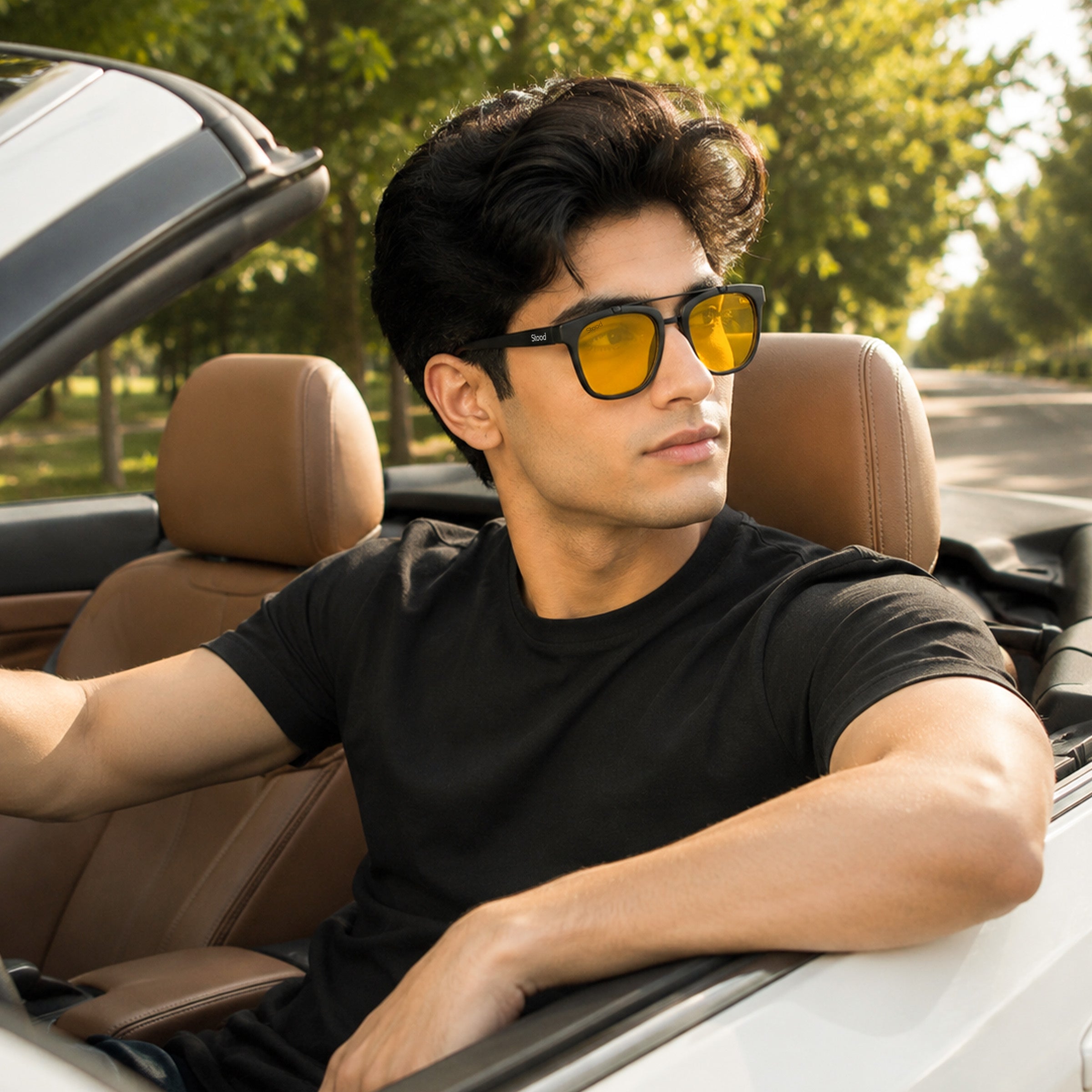 Stood Square Day Night Driving Sun Glasses For Men For Men & Women Stylish – SG-STD0021-C2
