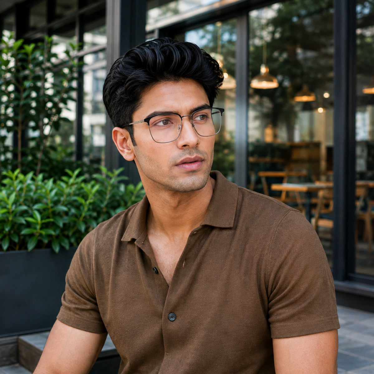 Royal Son Square Black Computer Glasses Blue Light Blocking Spectacles Frames Men Women - SF0087-C1